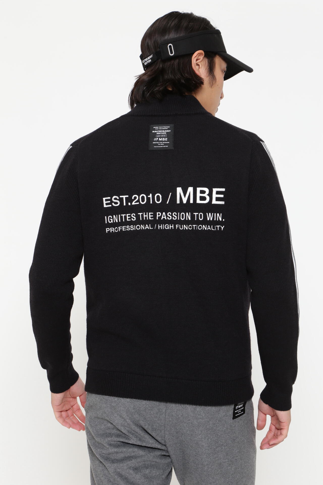 身頃裏地付きフルジップアップニットジャケット | MASTER BUNNY