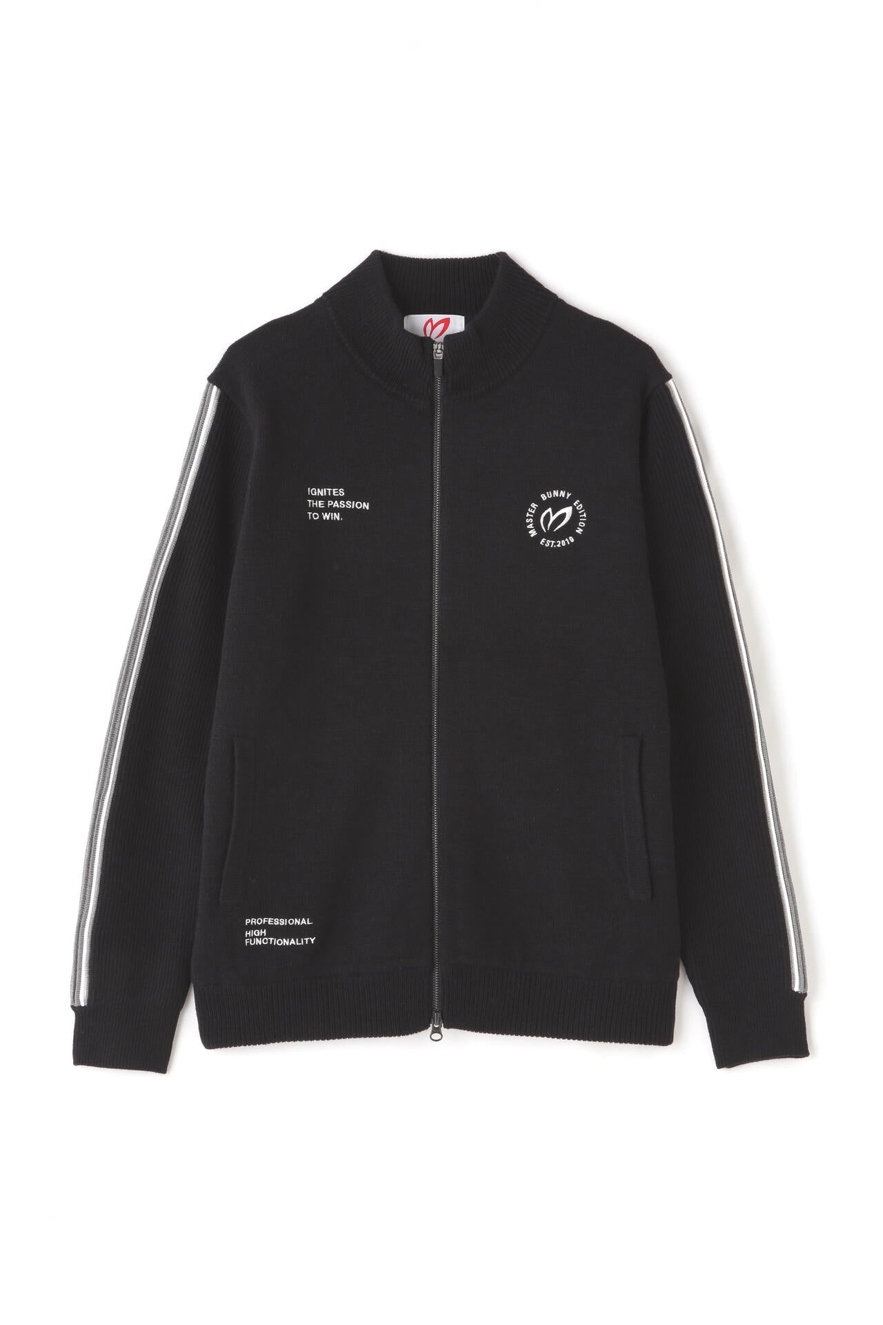 身頃裏地付きフルジップアップニットジャケット | MASTER BUNNY