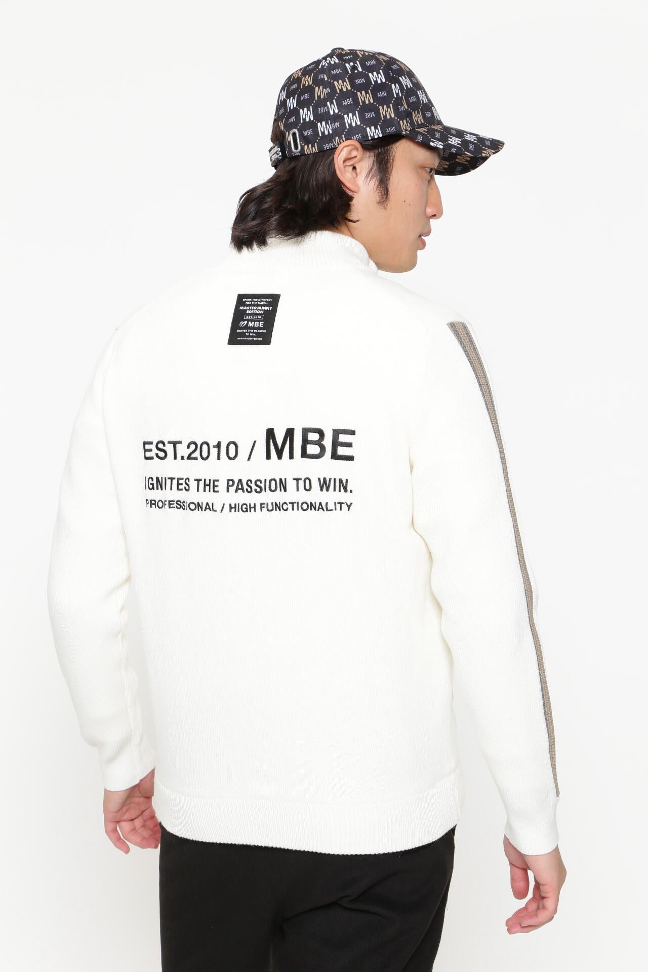 身頃裏地付きフルジップアップニットジャケット | MASTER BUNNY