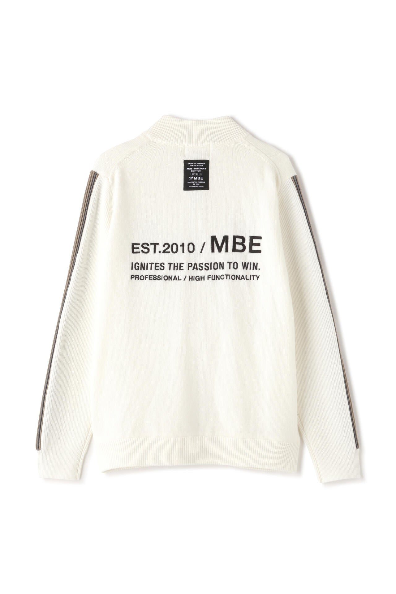 マスターバニー ダブルジップ ハイブリッド ニット 裏地付 ジャケットサイズ 1 MASTER BUNNY EDITION（マスターバニーエディション） 【美品