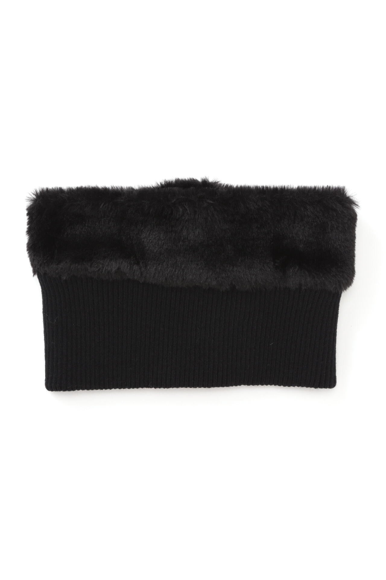 フェイクファー×ニット ネックウォーマー (UNISEX) | MASTER BUNNY