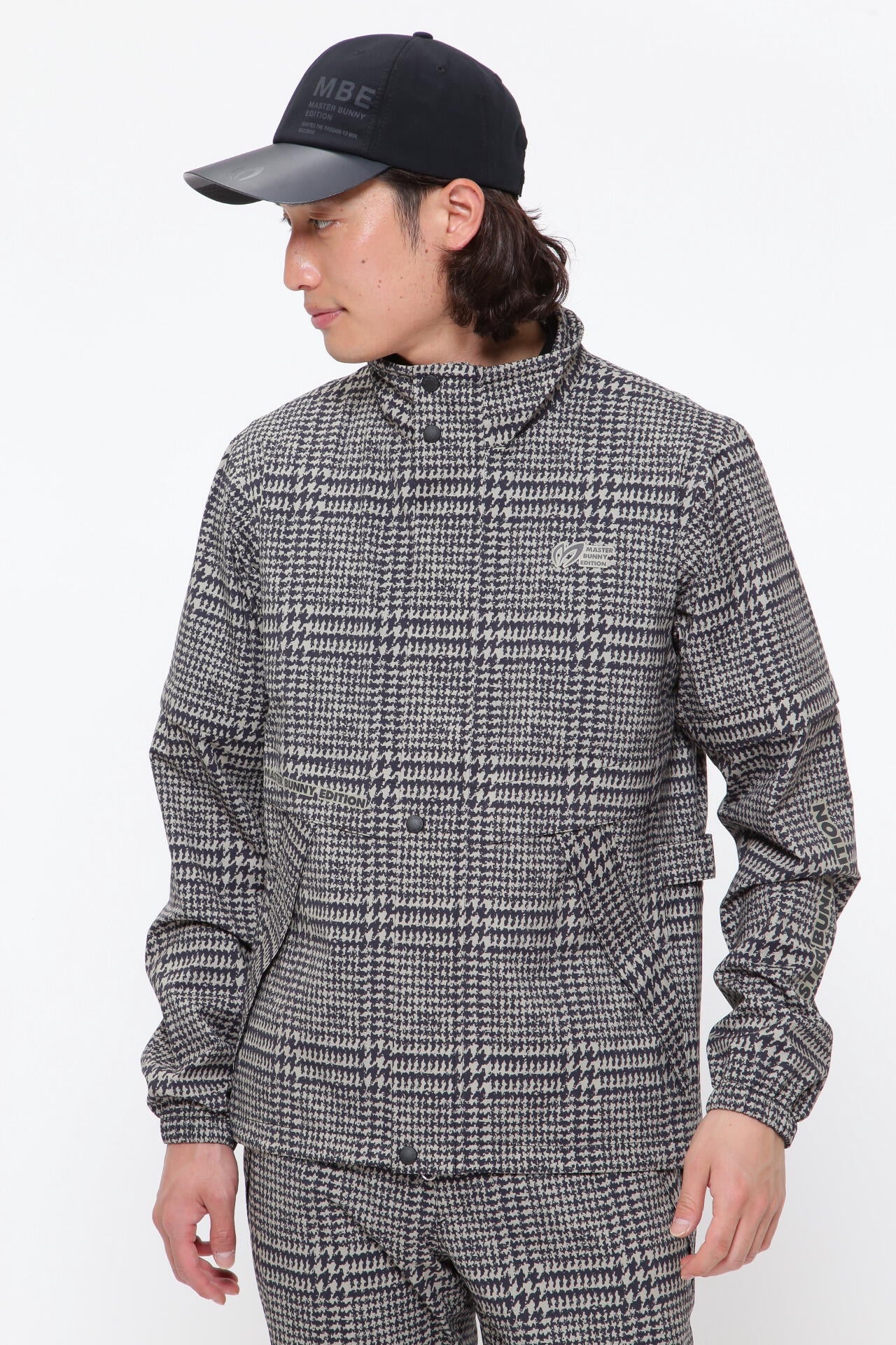 レインブルゾン ＜千鳥柄＞ (MENS) | MASTER BUNNY EDITION（マスター