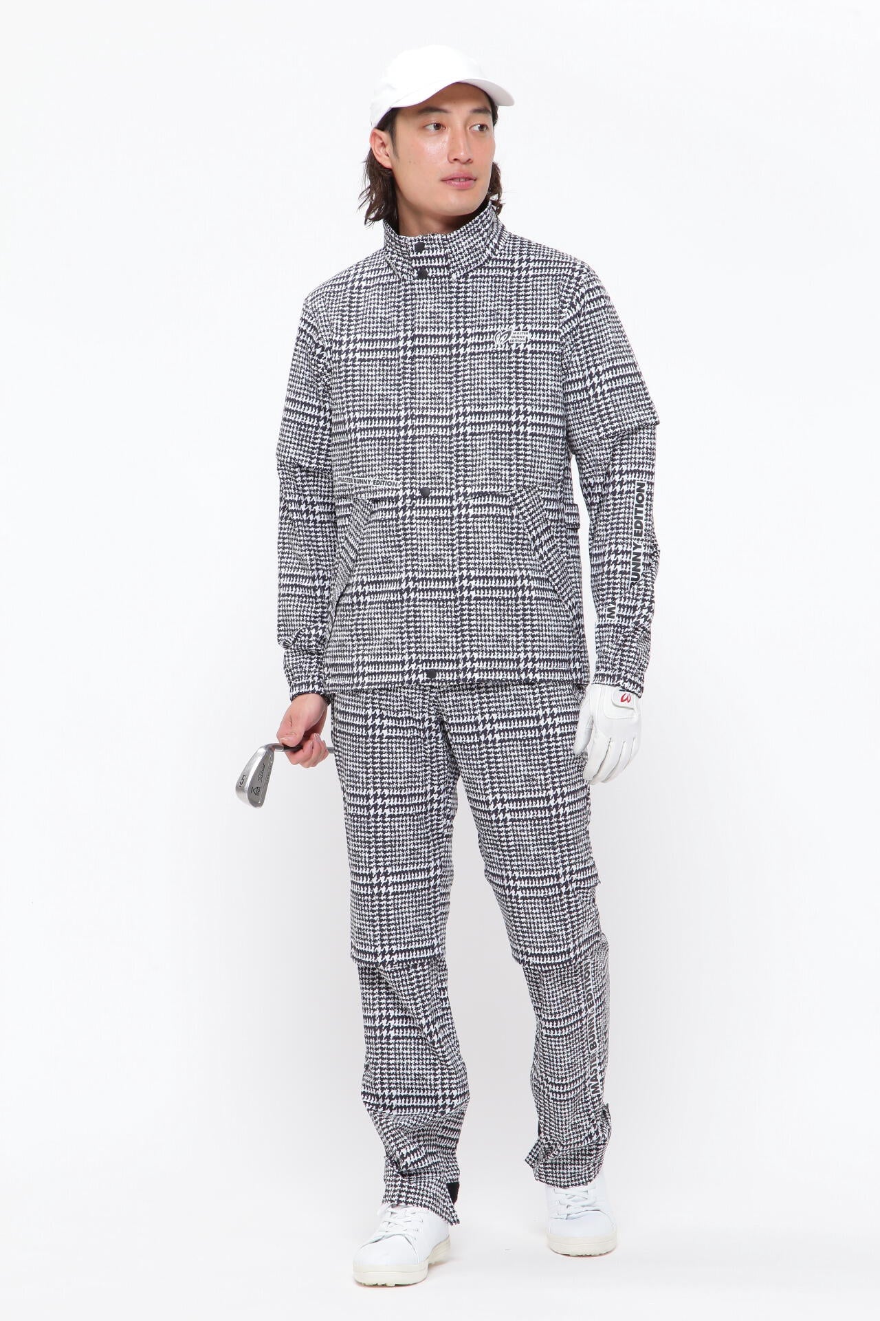 レインパンツ ＜千鳥柄＞ (MENS) | MASTER BUNNY EDITION（マスター
