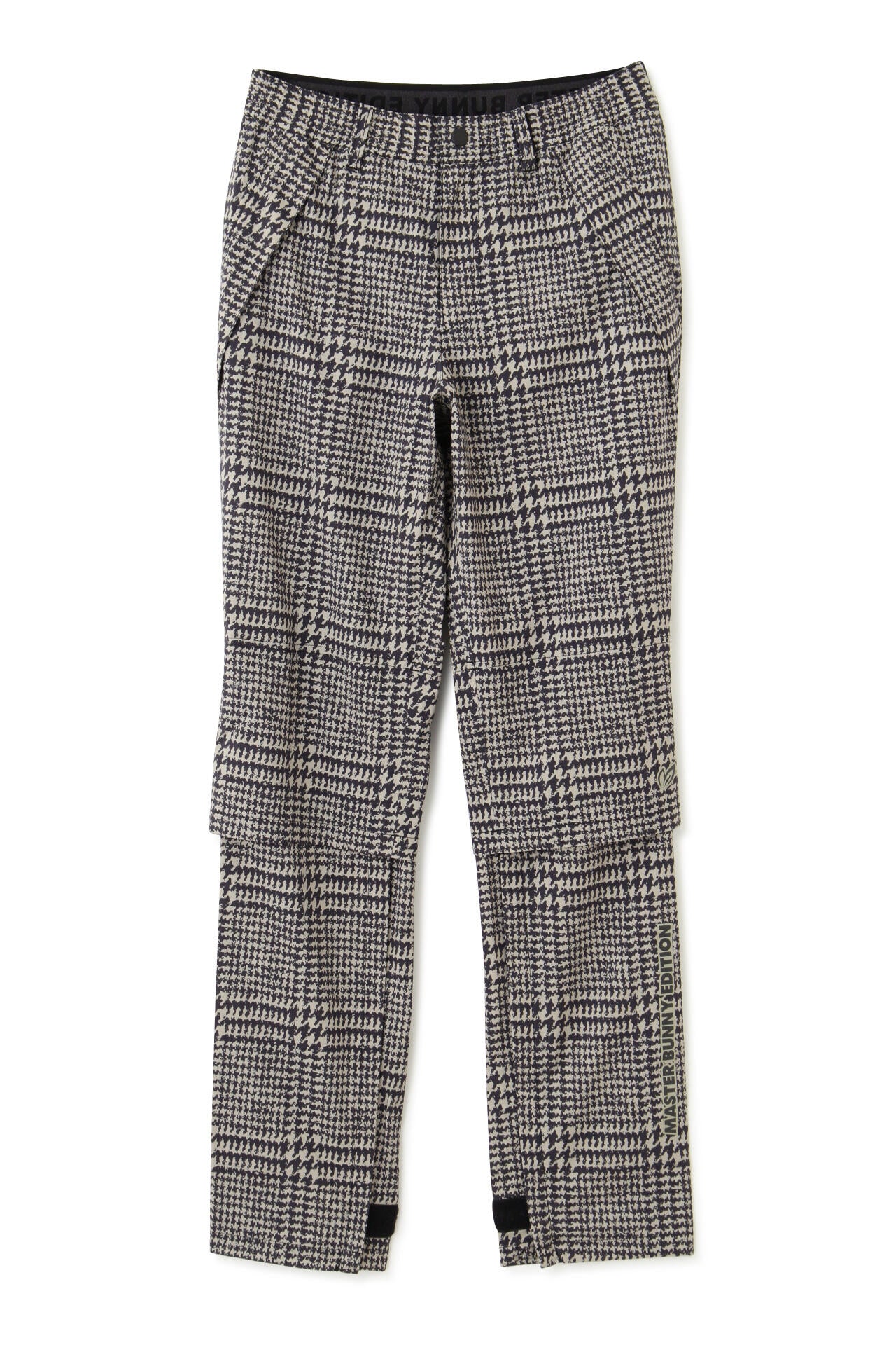 新品　マスターバニーエディション　ジョガーパンツ　ストレッチ　千鳥柄　サイズ7 マスターバニーエディション千鳥格子ストレッチパンツ5（80〜84