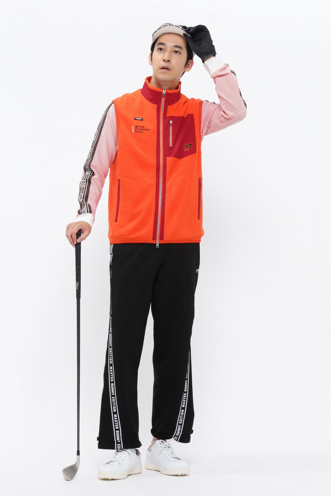 毛混ブークレー フルジップベスト | MASTER BUNNY EDITION（マスター