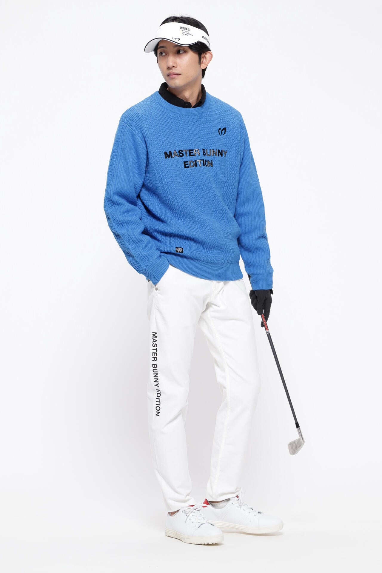 MASTER BUNNY EDITION ナイロン ゴルフウェア トレーナー ナイロンストレッチプルオーバー | MASTER BUNNY EDITION