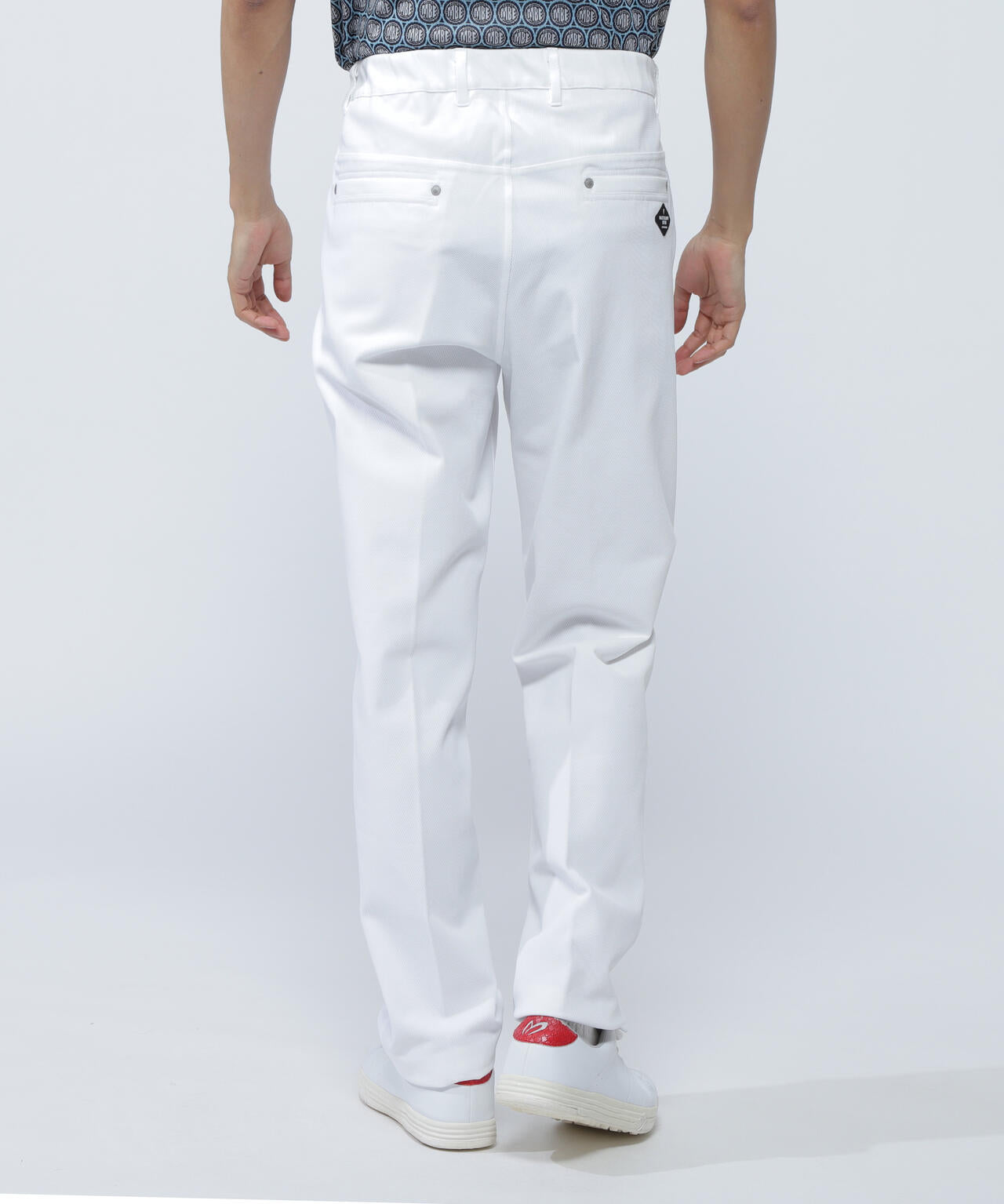 MASTER BUNNY EDITION ホワイトパンツ ハニカムドビーストレッチパンツ | MASTER BUNNY EDITION