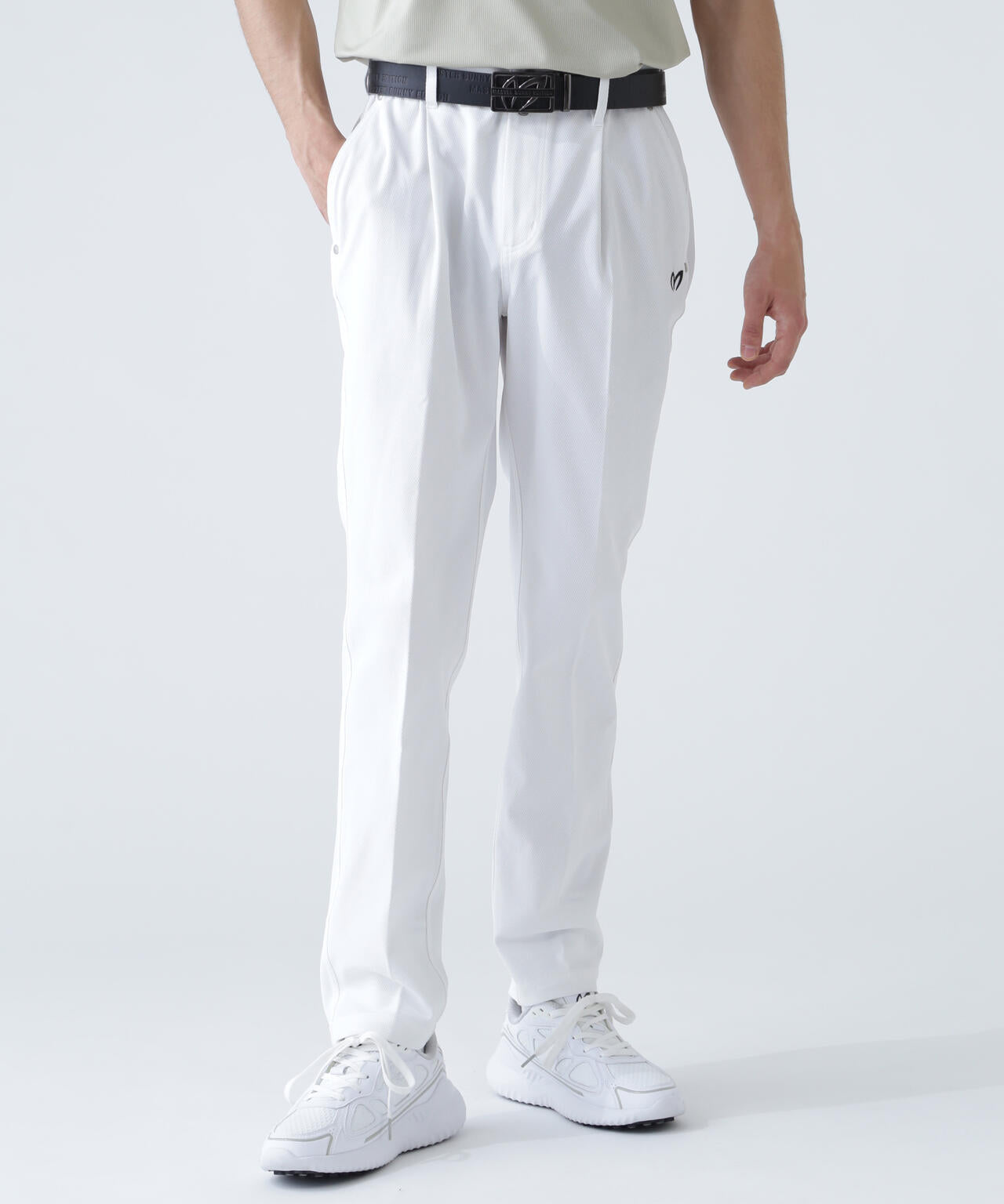 MASTER BUNNY EDITION ホワイトパンツ ハニカムドビーストレッチパンツ | MASTER BUNNY EDITION
