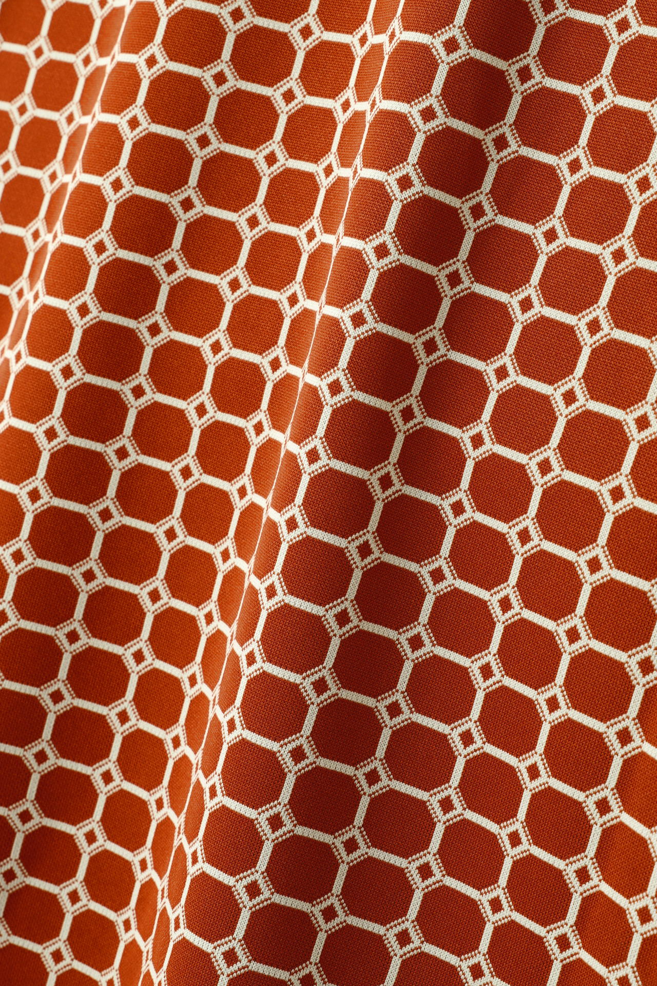 カチオンレトロチェックジャガード半袖ポロシャツ | MASTER BUNNY