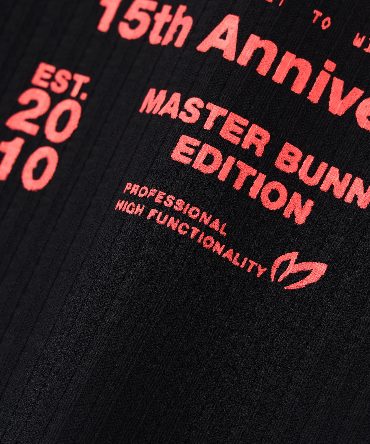 75dフルダルサッカーストライプ半袖ハイネックカットソー