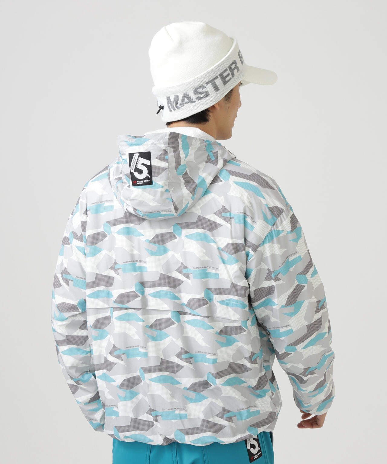 迷彩プリントフーディブルゾン