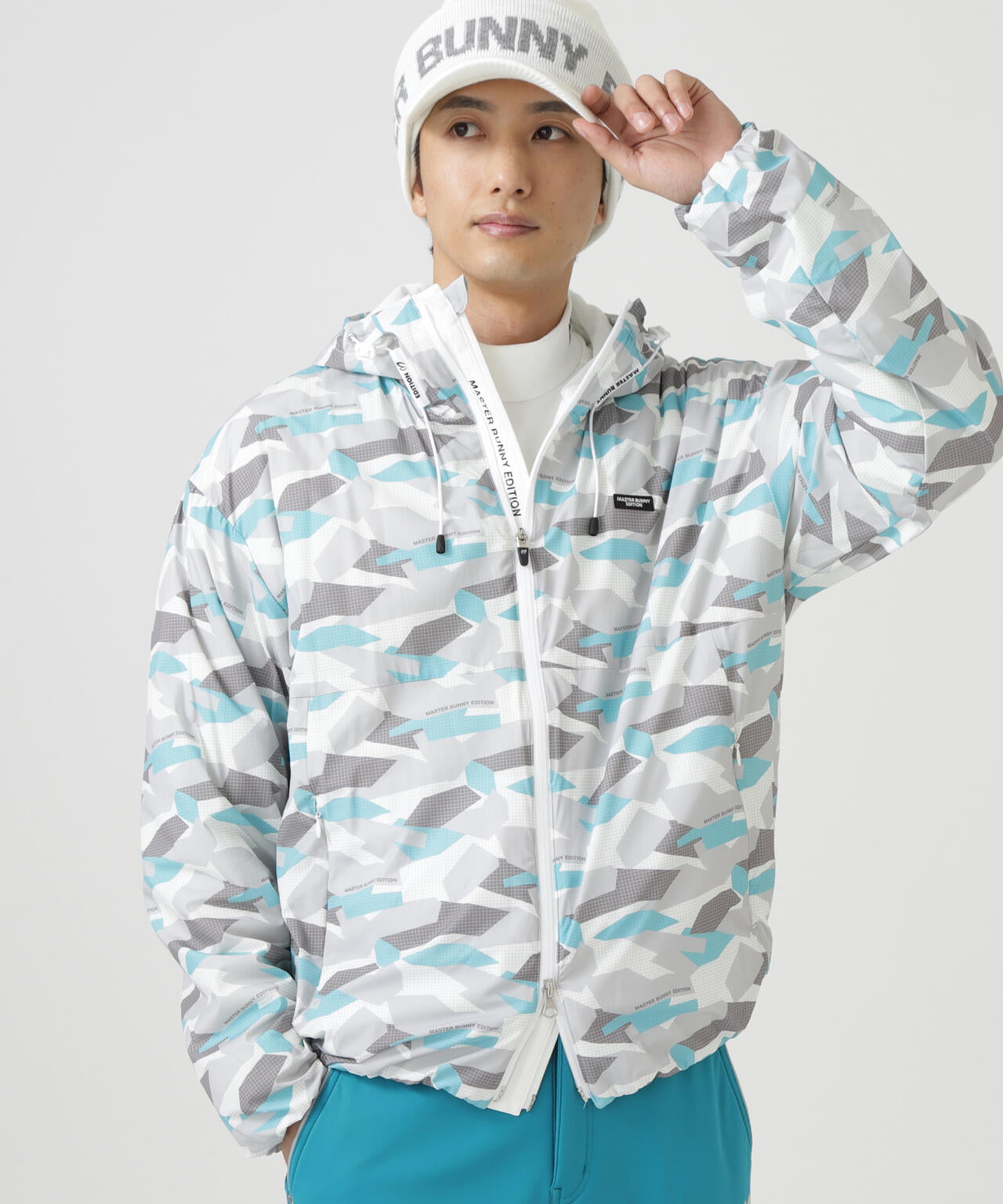 迷彩プリントフーディブルゾン | MASTER BUNNY EDITION（マスター