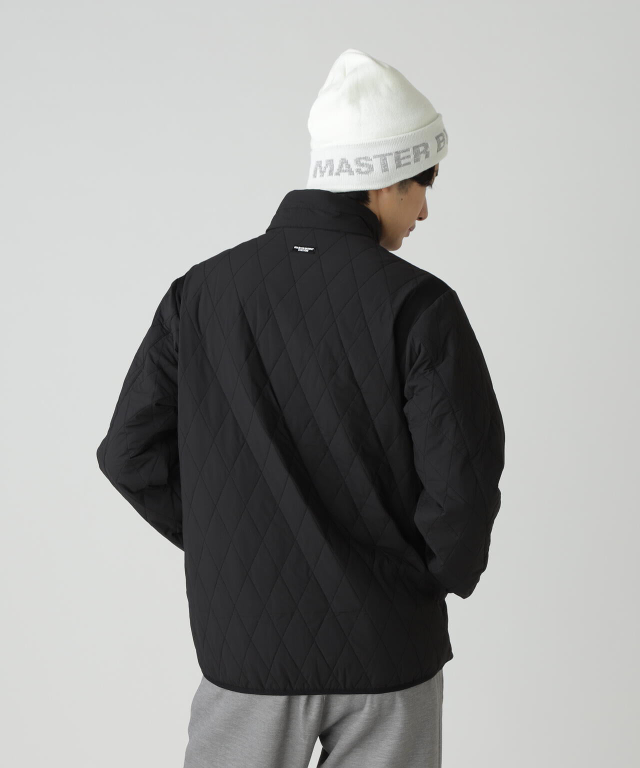 ナイロンタフタ中綿ジップアップブルゾン