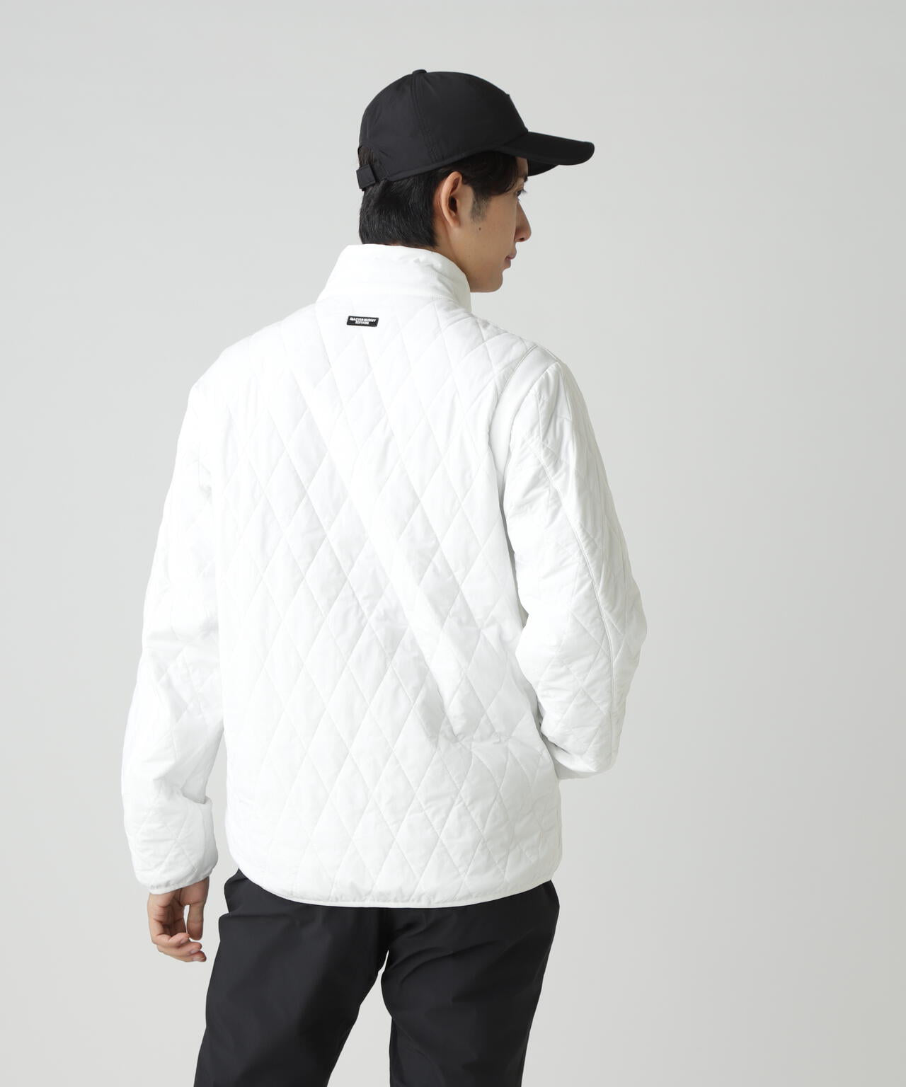 ナイロンタフタ中綿ジップアップブルゾン