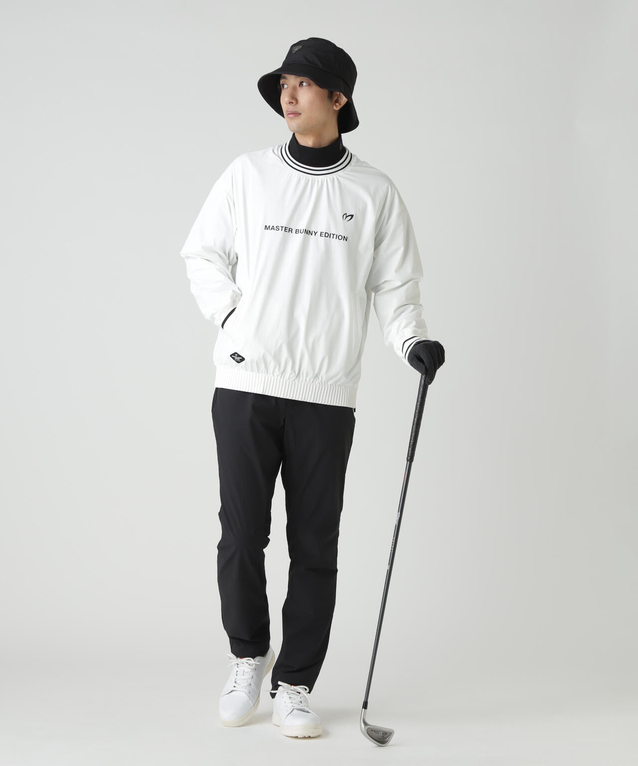ナイロンストレッチクルーネックプルオーバー | MASTER BUNNY EDITION