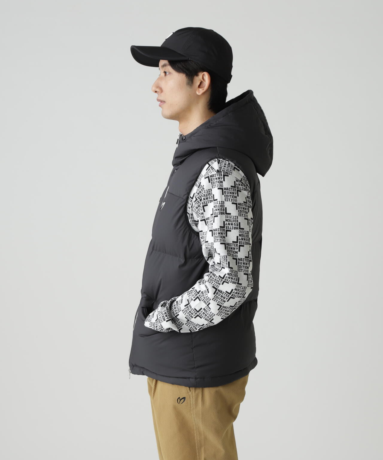 マスターバニー ナイロンストレッチツイル撥水 3WAY 中綿ジャケット(5) マスターバニー ナイロンストレッチツイル撥水 3WAY 中綿