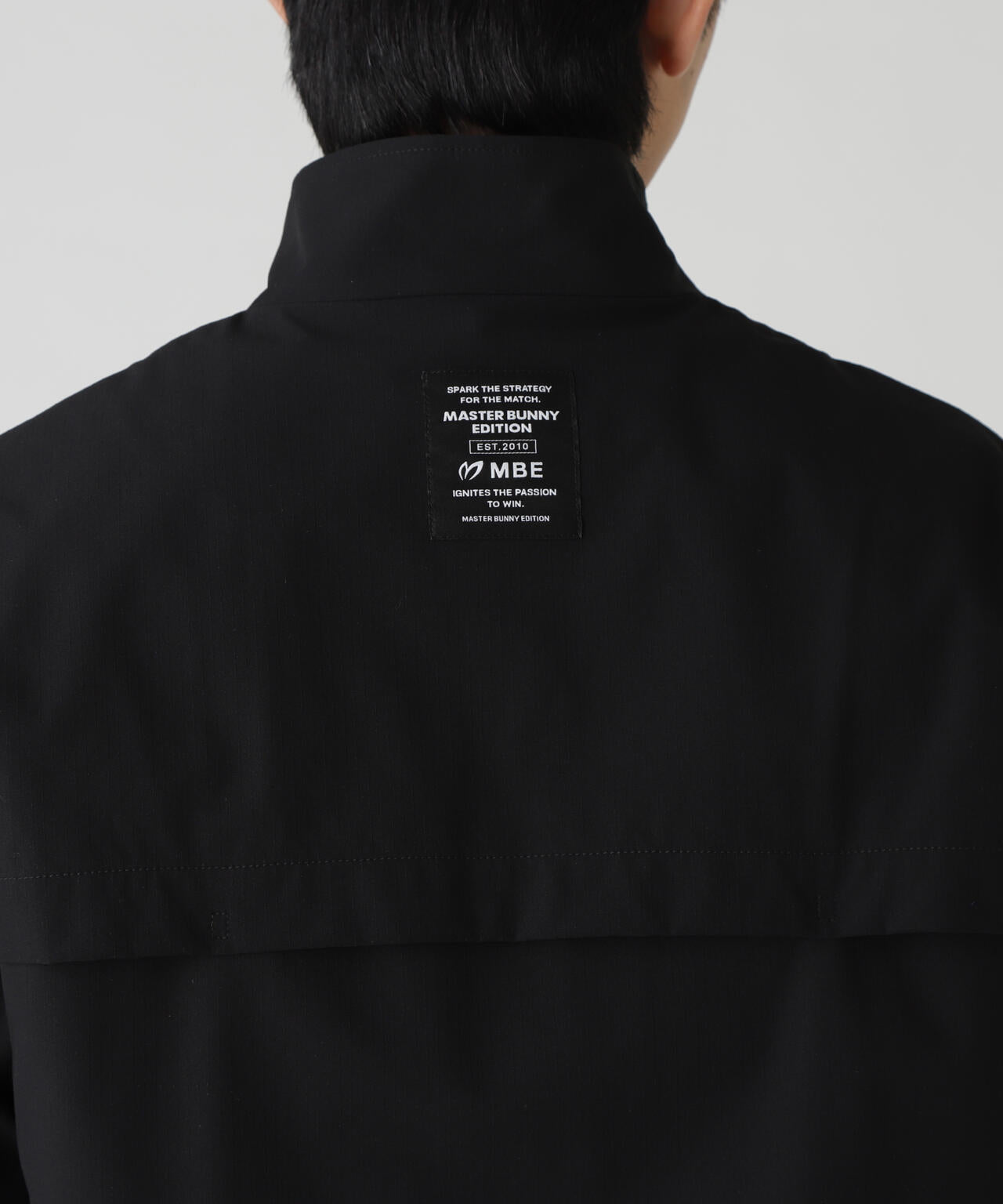 ストレッチリップストップ×高密度ツイル レイヤードブルゾン