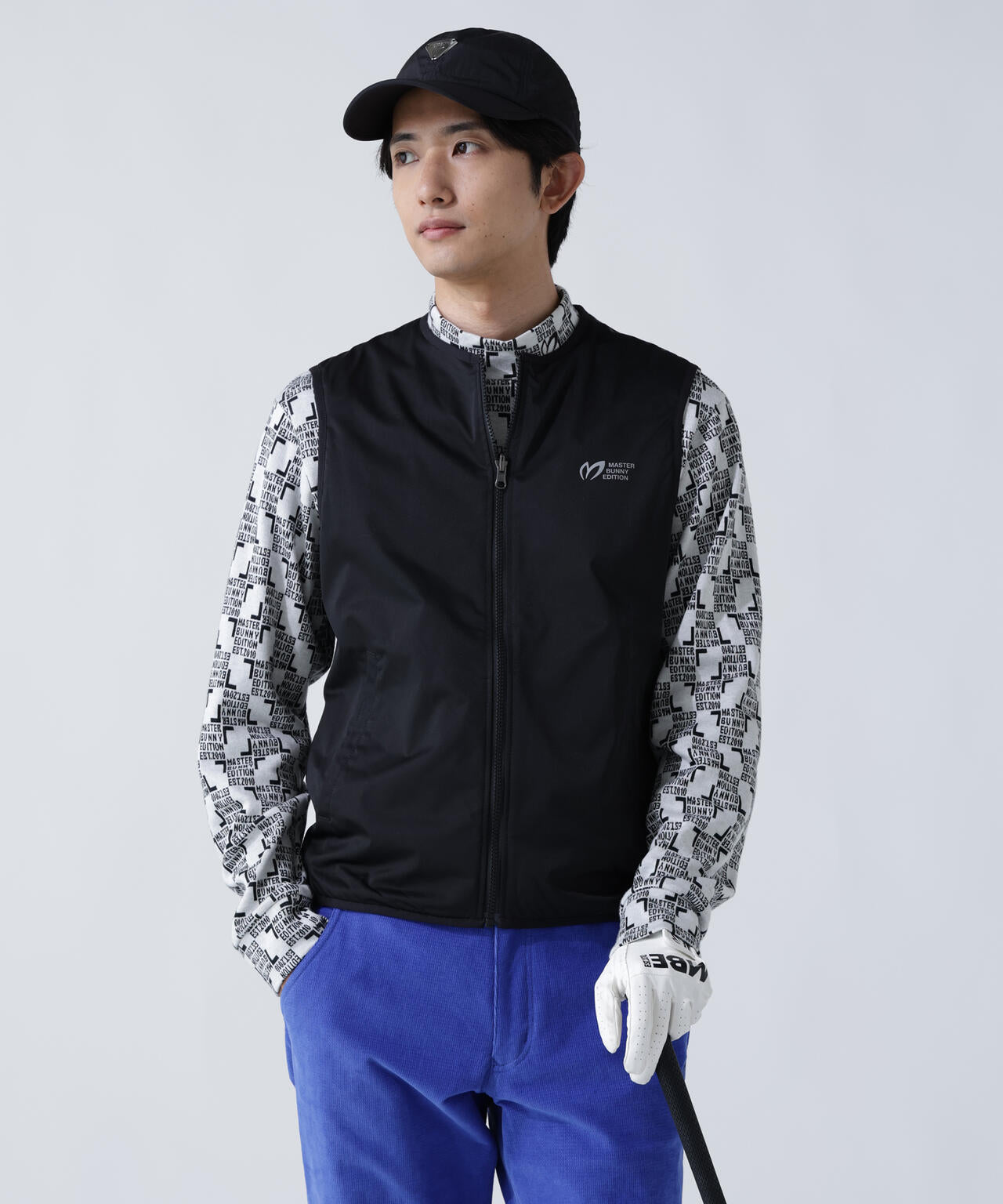 ストレッチリップストップ×高密度ツイル レイヤードブルゾン | MASTER