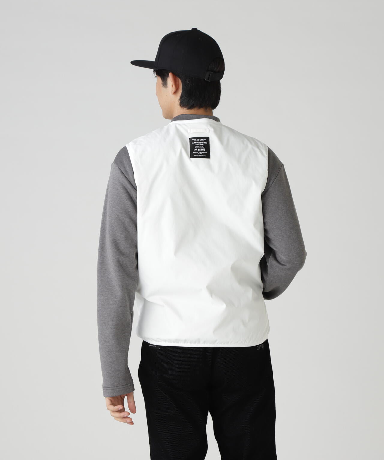 ストレッチリップストップ×高密度ツイル レイヤードブルゾン