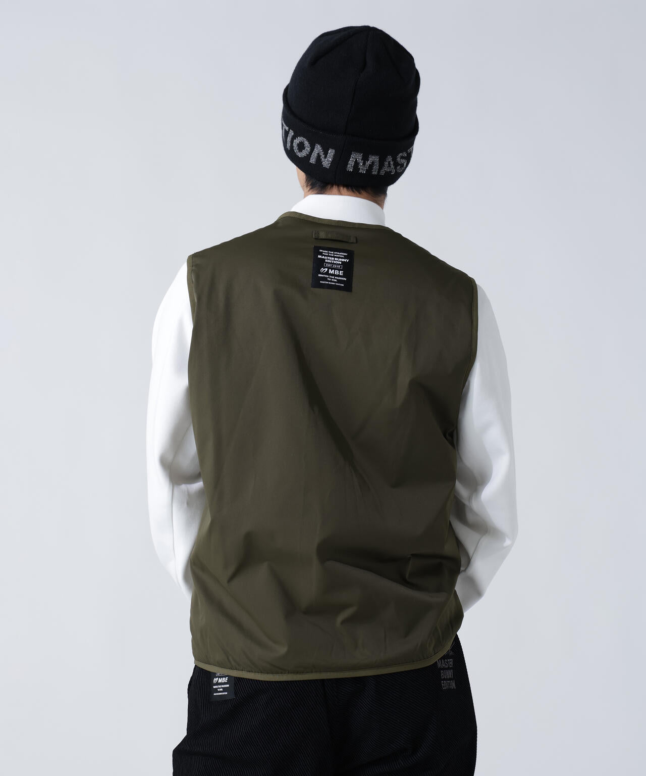 ストレッチリップストップ×高密度ツイル レイヤードブルゾン