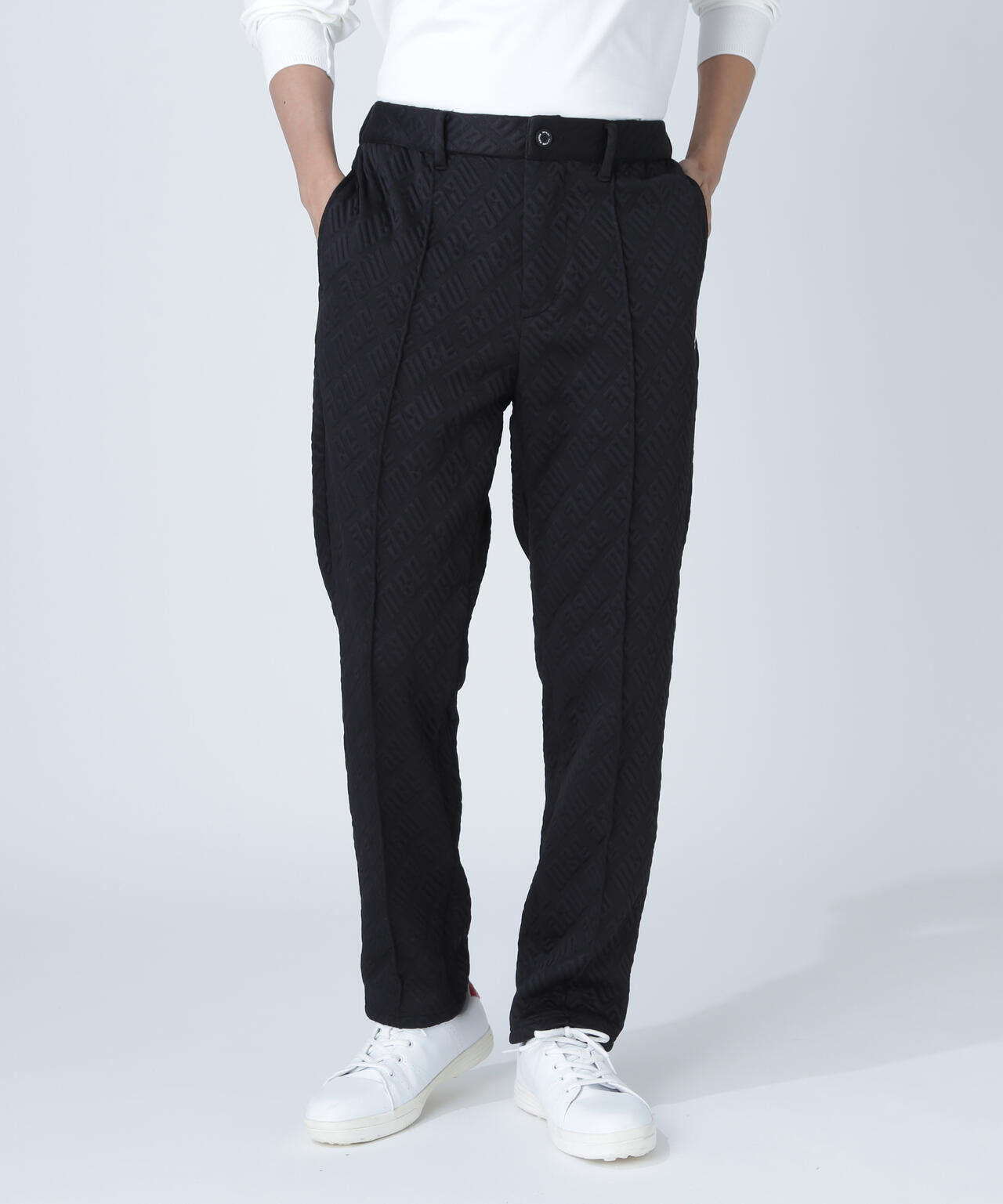 ロゴジャガードストレッチパンツ