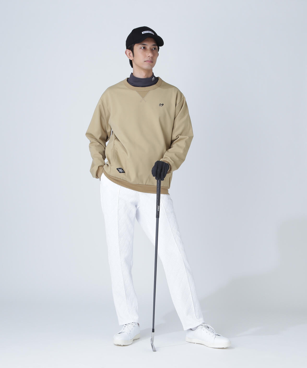 ロゴジャガードストレッチパンツ