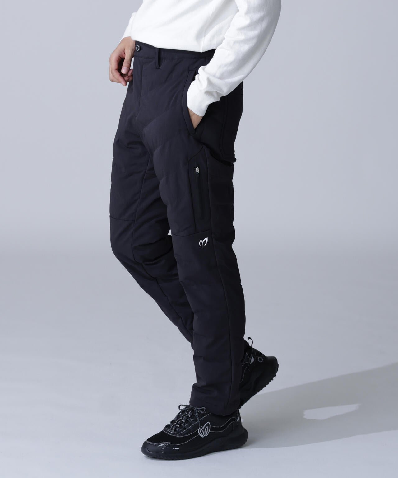 グログラン中綿ストレッチパンツ