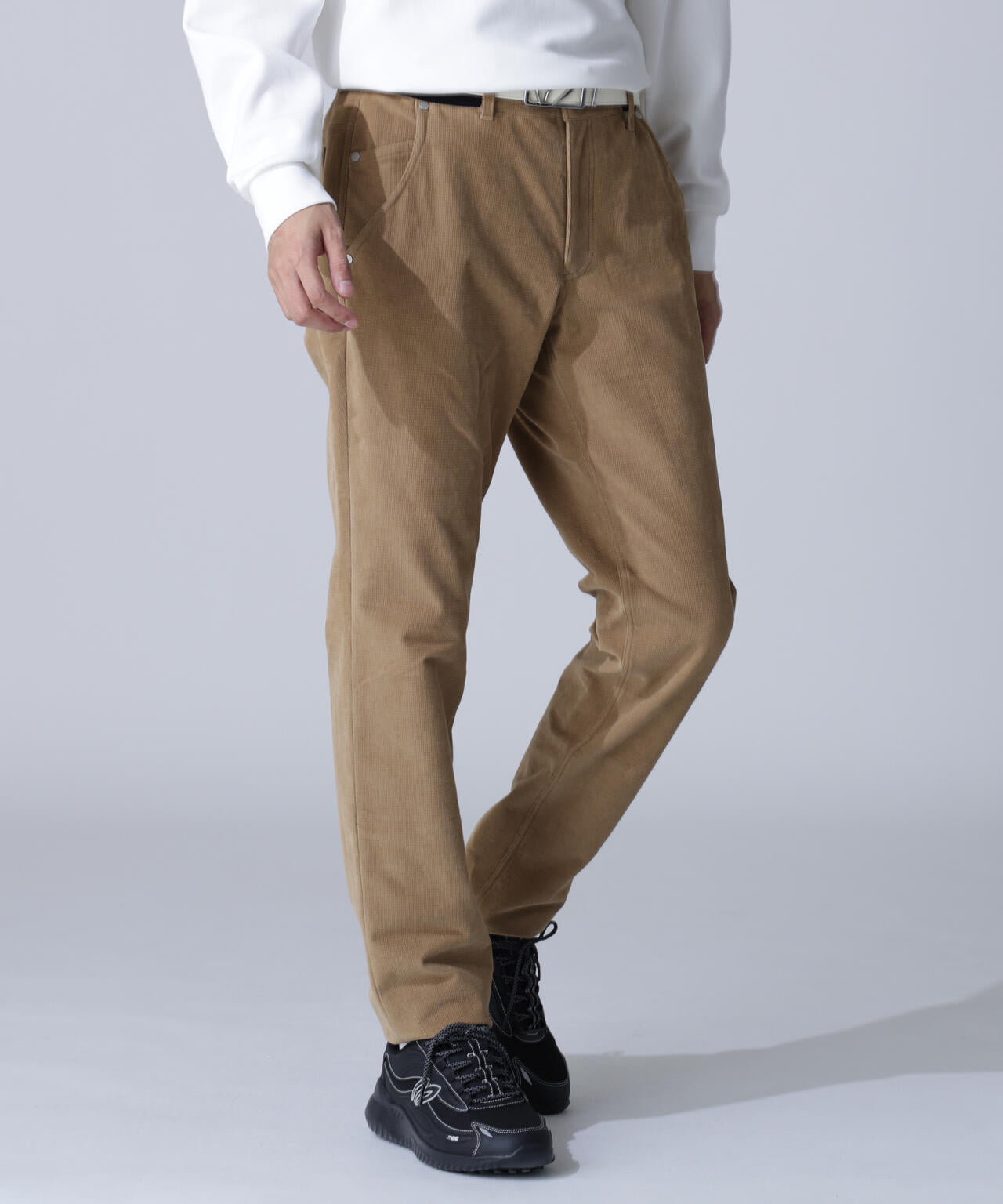 ドビーストレッチ起毛パンツ