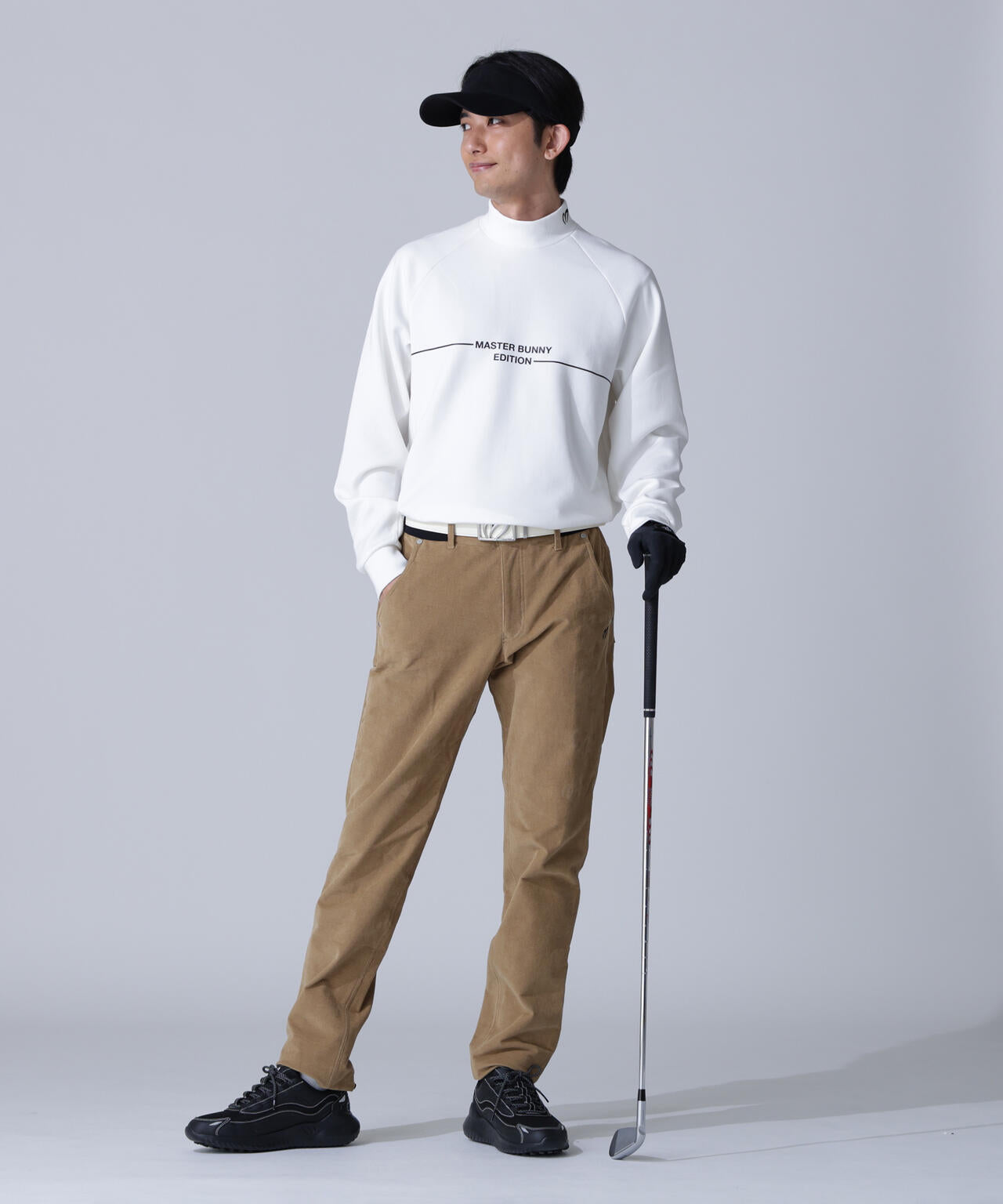 ドビーストレッチ起毛パンツ