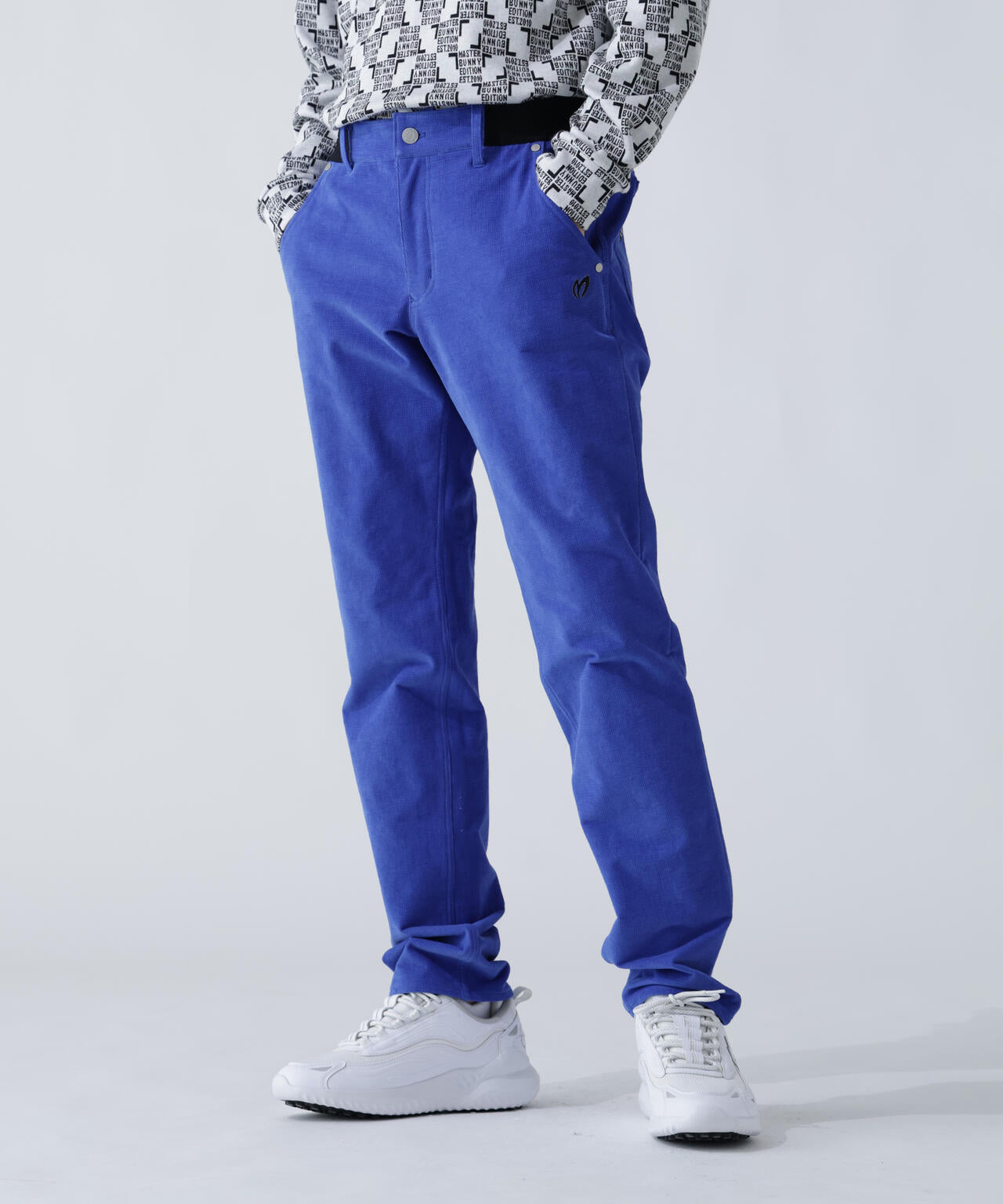 新品 マスターバニー ナイロンドビーストレッチCORDURAブルゾン(5)L/青 MASTER BUNNY EDITION（マスターバニーエディション）の