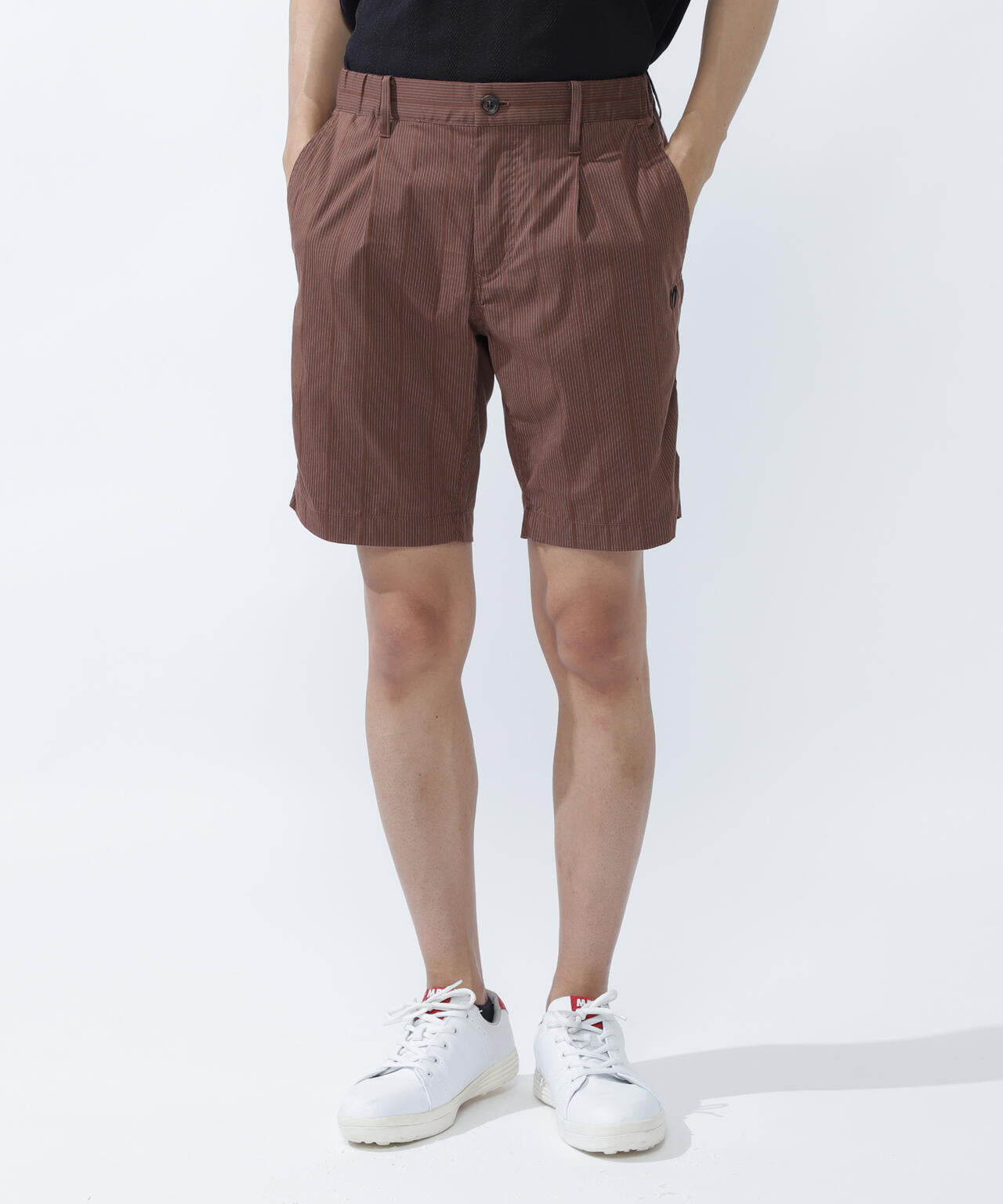 ピンストライプショートパンツ