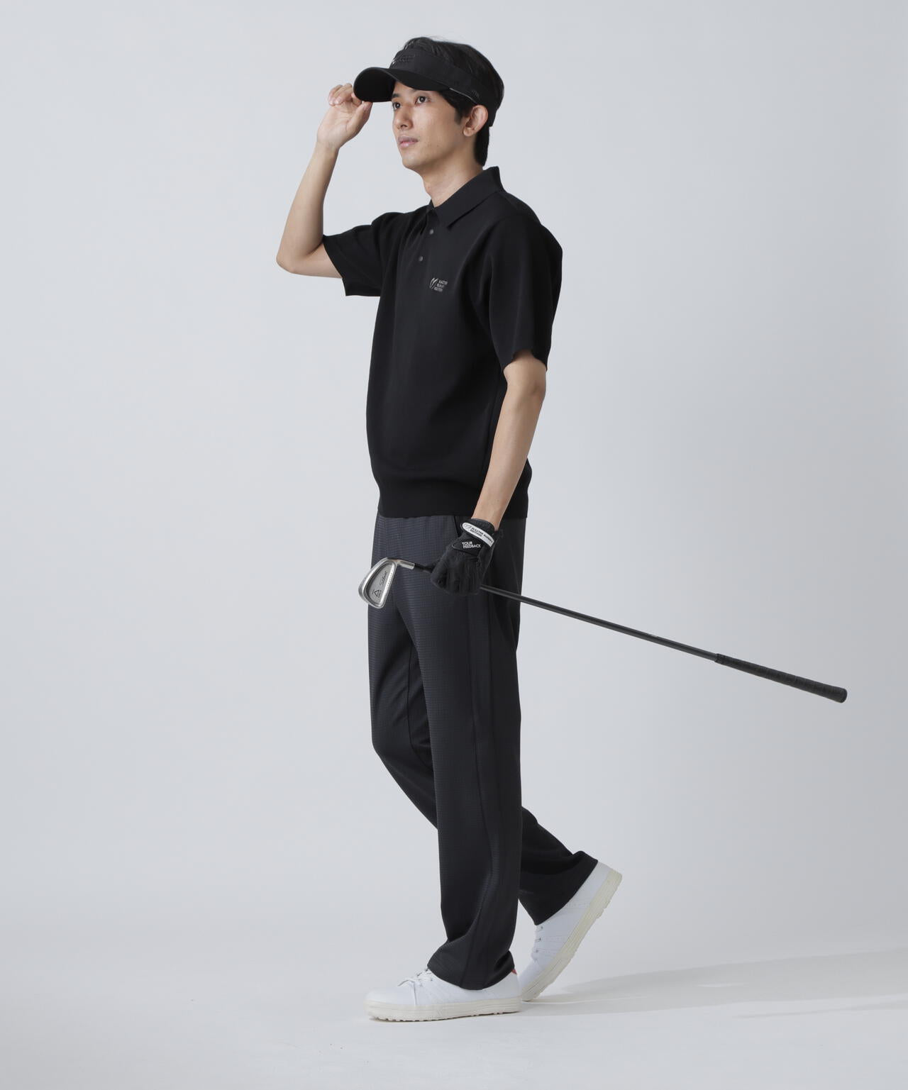 幾何学柄ジャガードパンツ