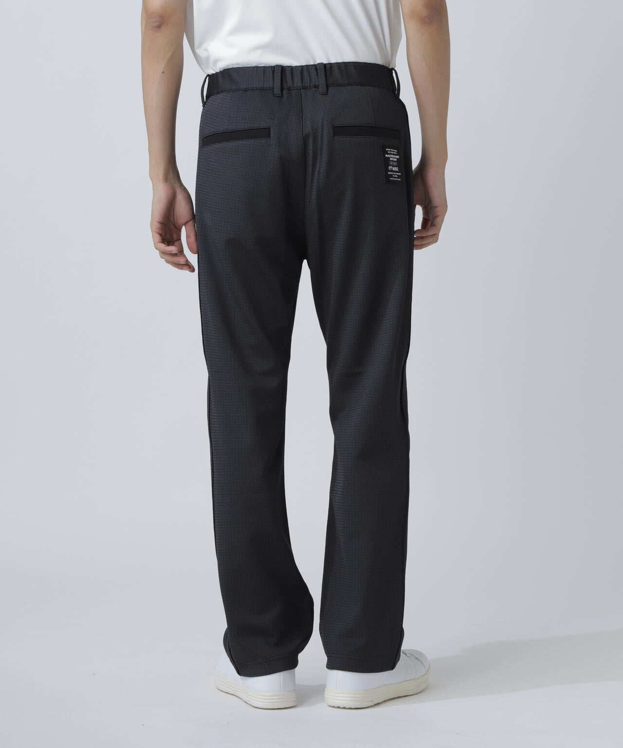 幾何学柄ジャガードパンツ