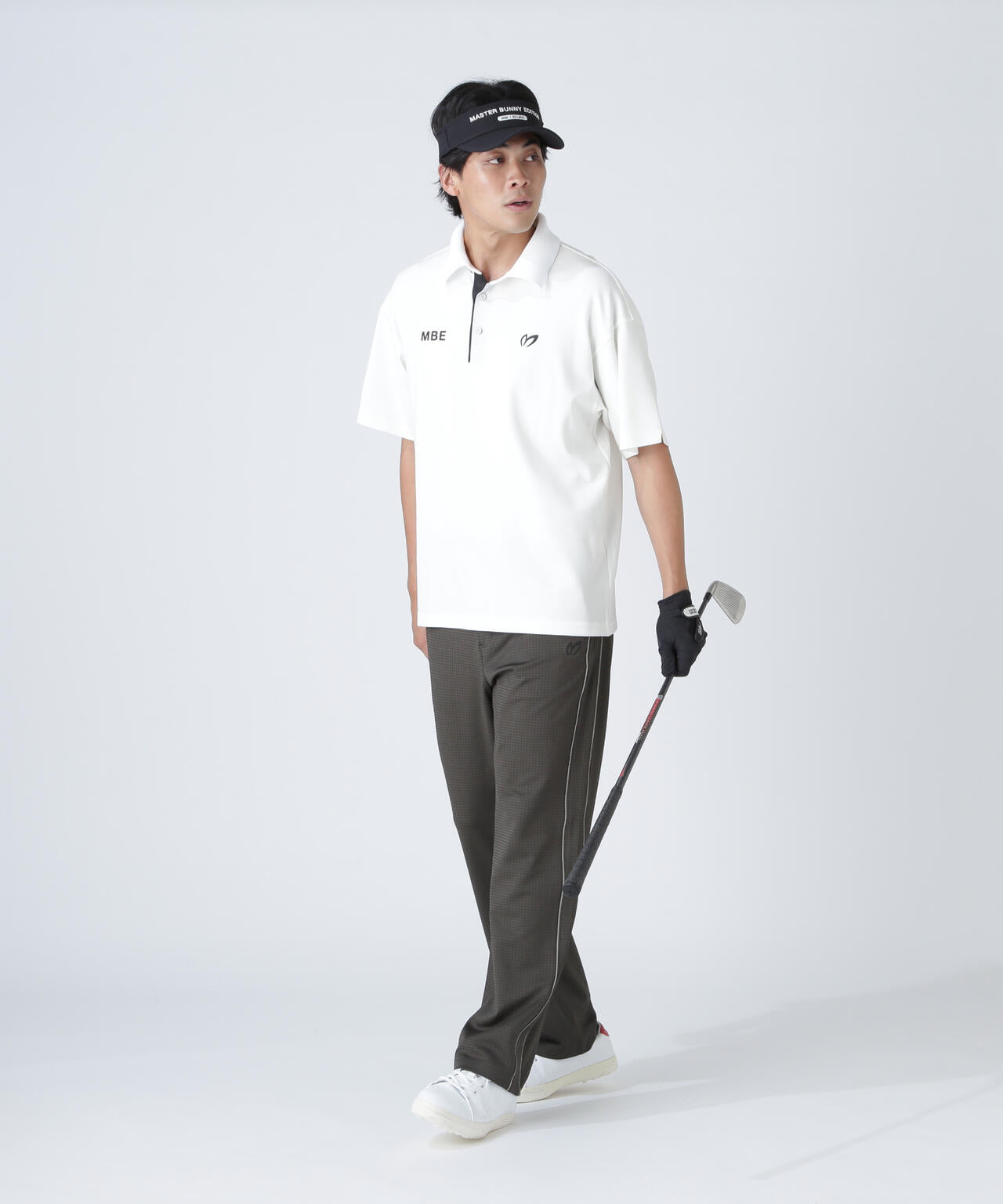 幾何学柄ジャガードパンツ