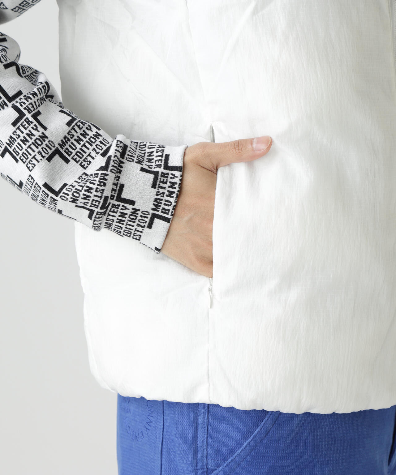 ナイロンリップ中綿フルジップベスト | MASTER BUNNY EDITION