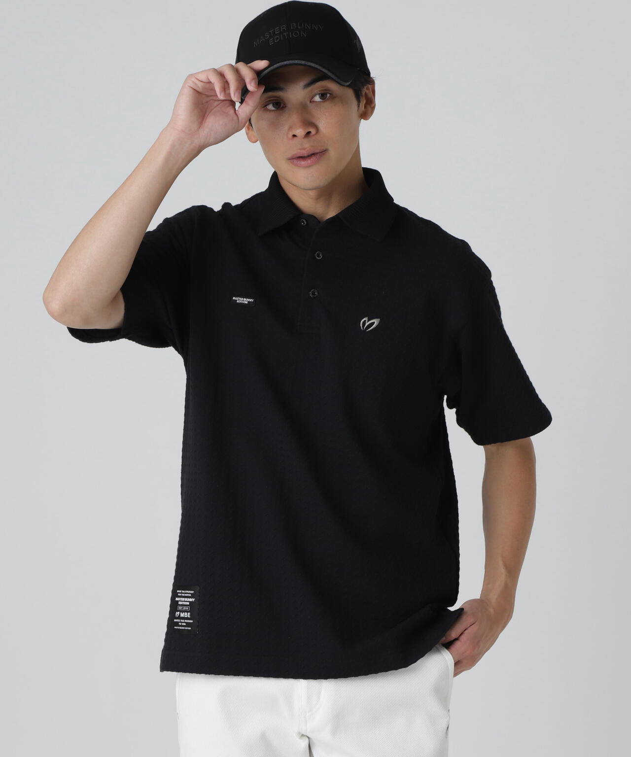 MASTER BUNNY EDITION ゴルフシャツ サイズ2 ロゴラメ⭐︎ MASTER BUNNY EDITION ゴルフシャツ サイズ2 ロゴラメ⭐︎ 楽天