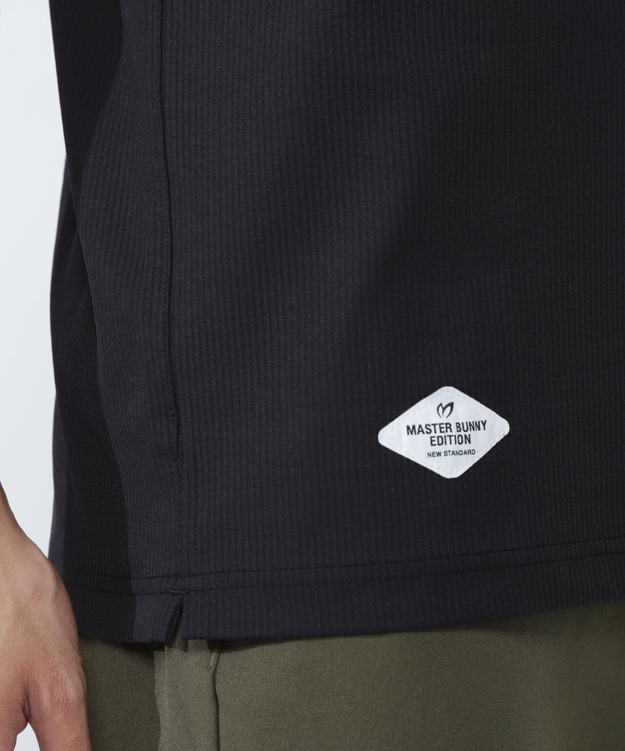 ストライプサッカー4WAYストレッチ半袖ポロシャツ