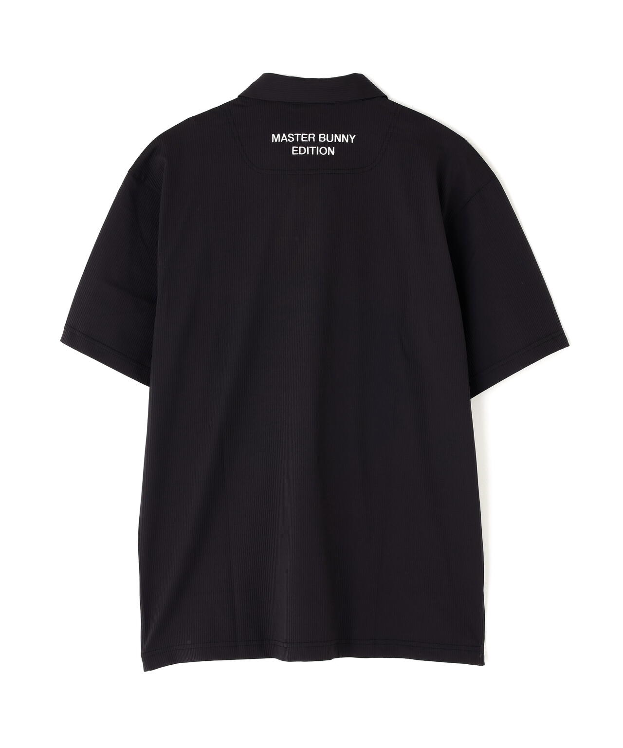 ストライプサッカー4WAYストレッチ半袖ポロシャツ | MASTER BUNNY