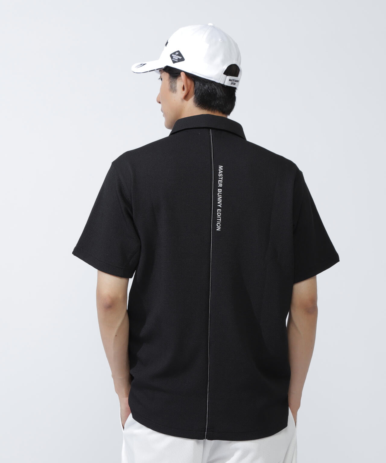 【SWAGGY BUNNY】ポップコーンハニカム半袖ポロシャツ