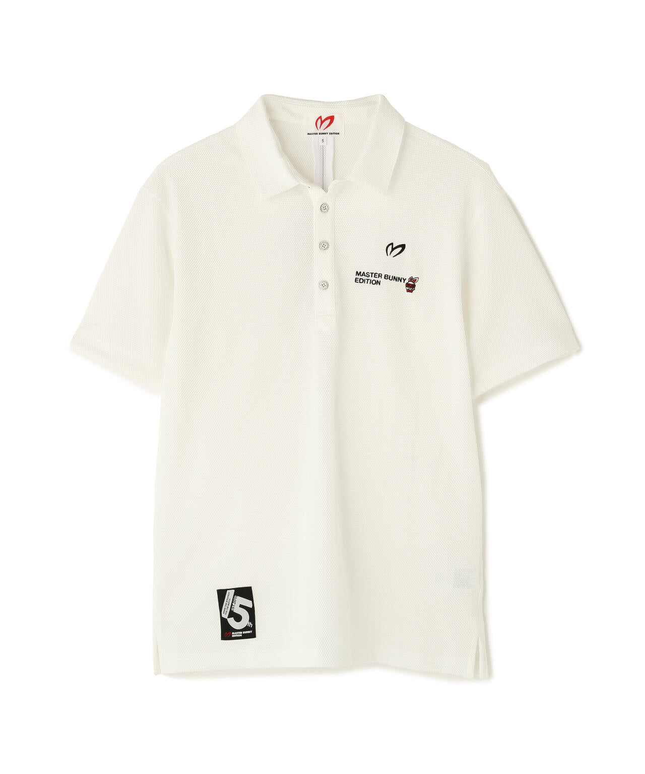 【SWAGGY BUNNY】ポップコーンハニカム半袖ポロシャツ