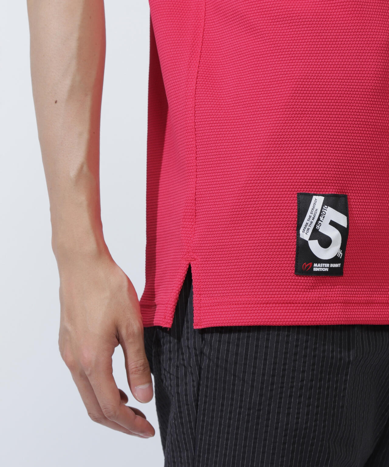 SWAGGY BUNNY】ポップコーンハニカム半袖ポロシャツ | MASTER BUNNY