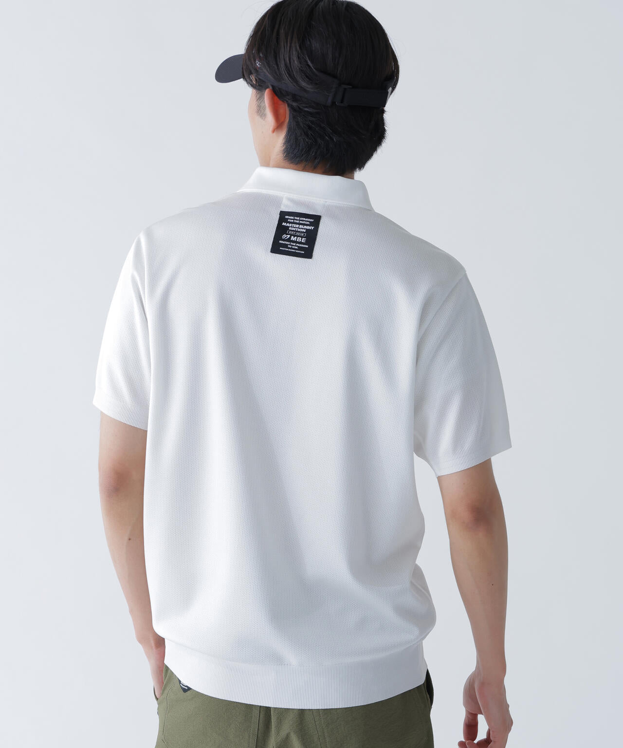 ハニカムリブスタート半袖ポロシャツ