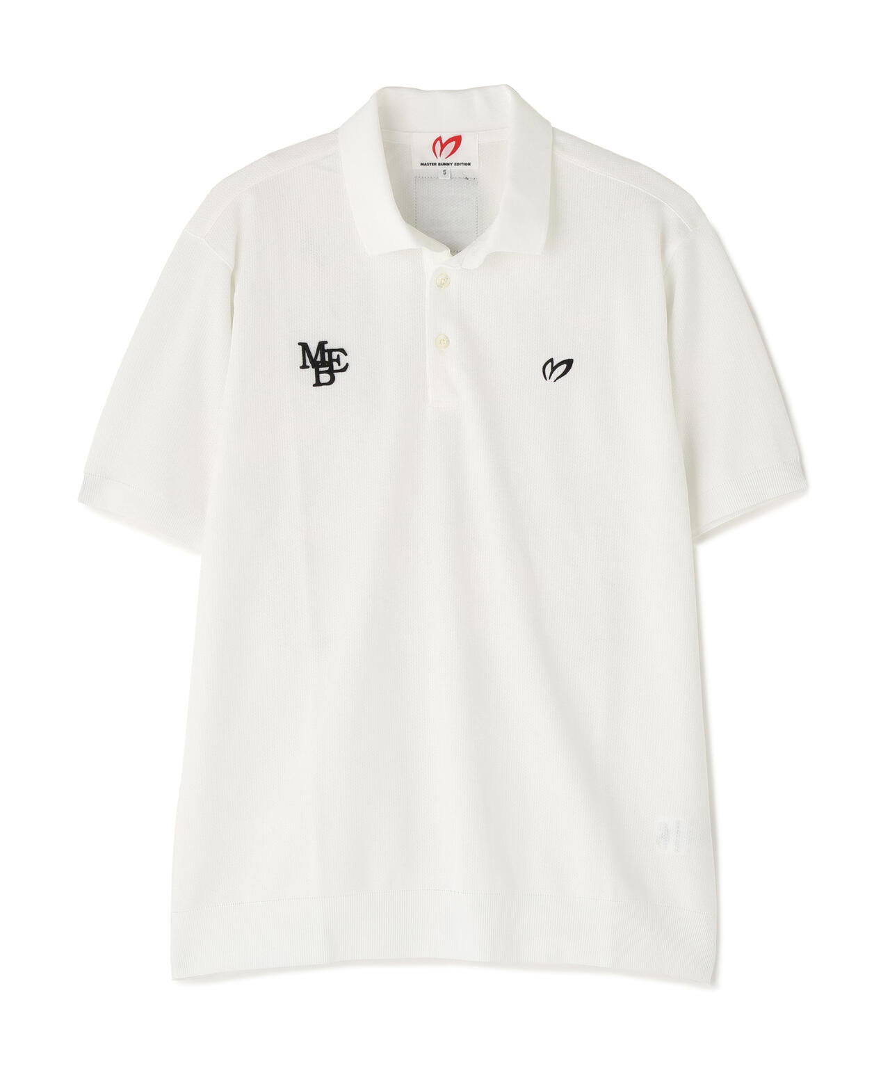 ハニカムリブスタート半袖ポロシャツ