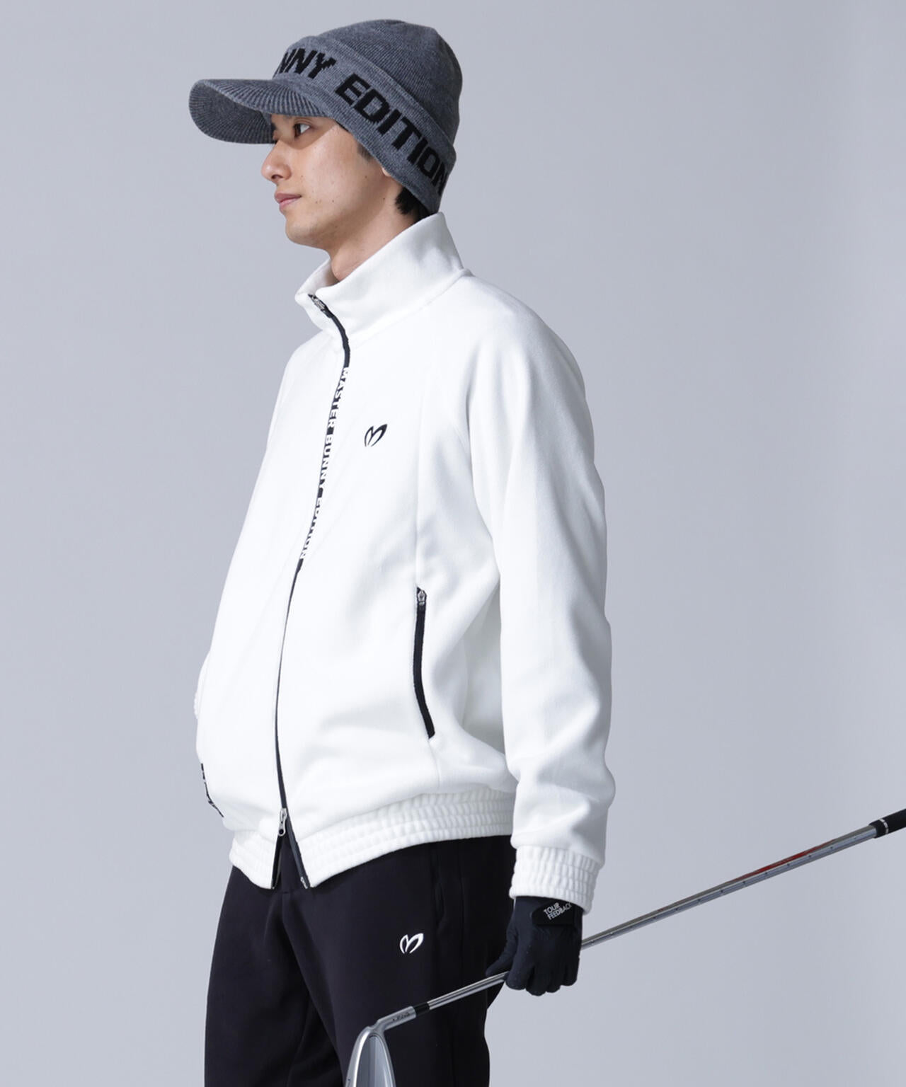 【岩井ツインズコラボカラーあり】3レイヤーボンディングジップアップブルゾン