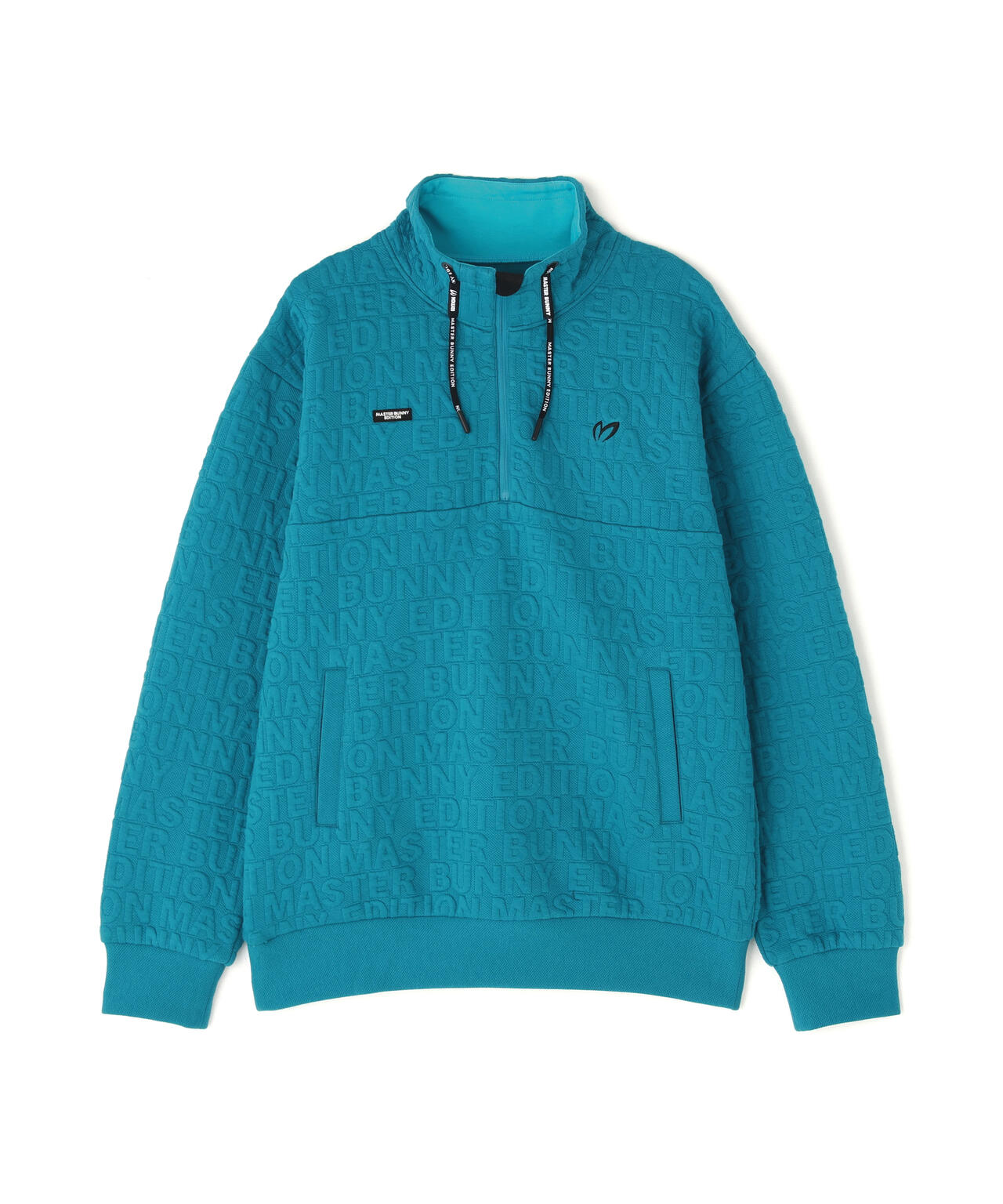 【美品】マスターバニーエディション ハーフジップシャツ サイズM(4) MASTER BUNNY EDITION マスターバニーエディション ハーフジップ 長袖T
