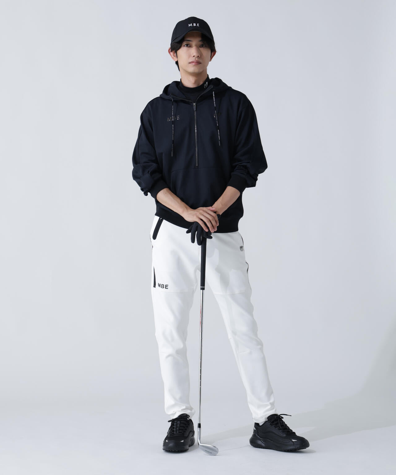 幾何学柄ジャガードフーディプルオーバー | MASTER BUNNY EDITION