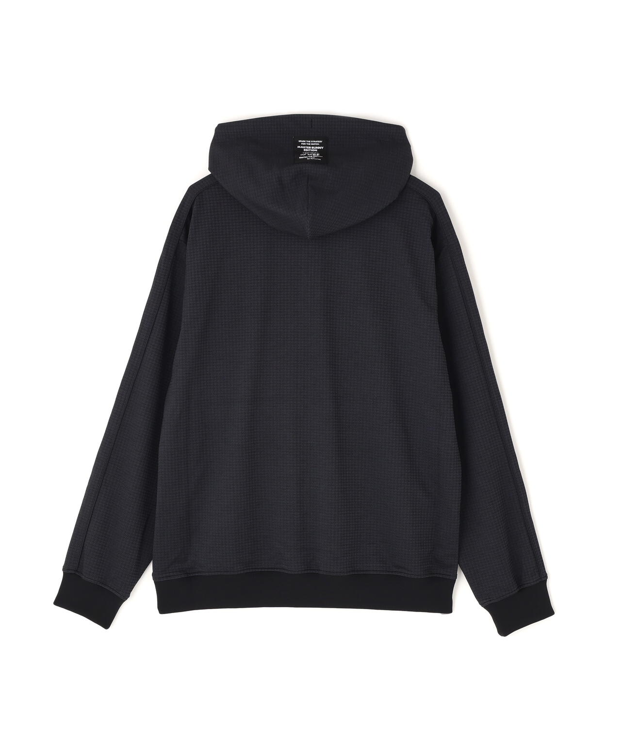 新品 マスターバニー フルダルピン柄 ストレッチカノコ カットソー(5)L/黒 ドット長袖ハイネックカットソー | MASTER BUNNY EDITION