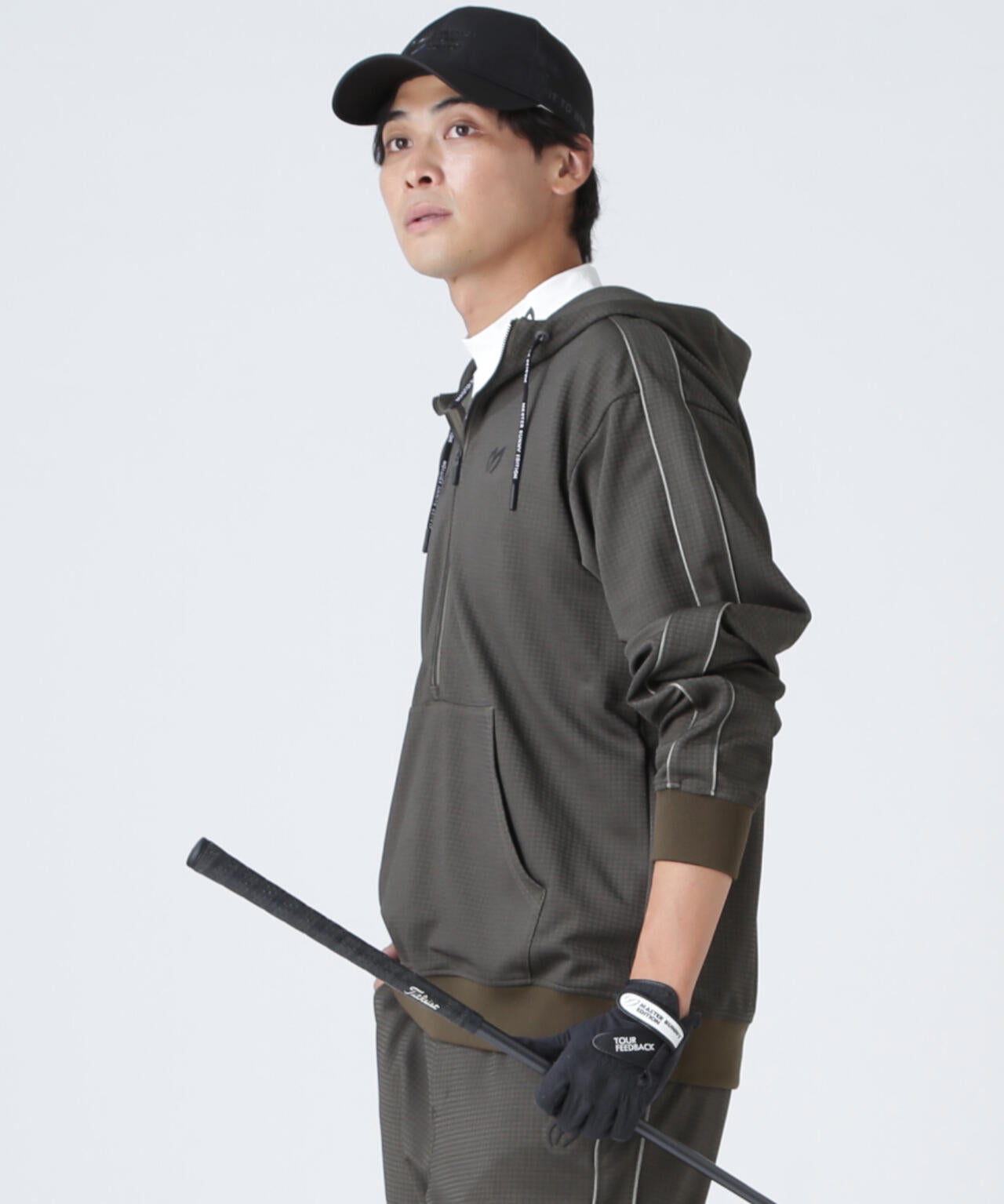 ホロイさま専用 幾何学柄ジャガードフーディプルオーバー | MASTER BUNNY EDITION