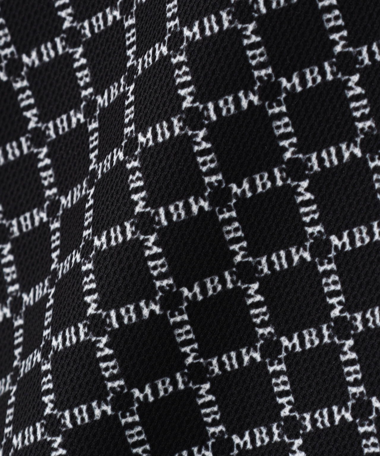 SPXカラミメッシュMBEボックスプリント ハーフジップアップカットソー