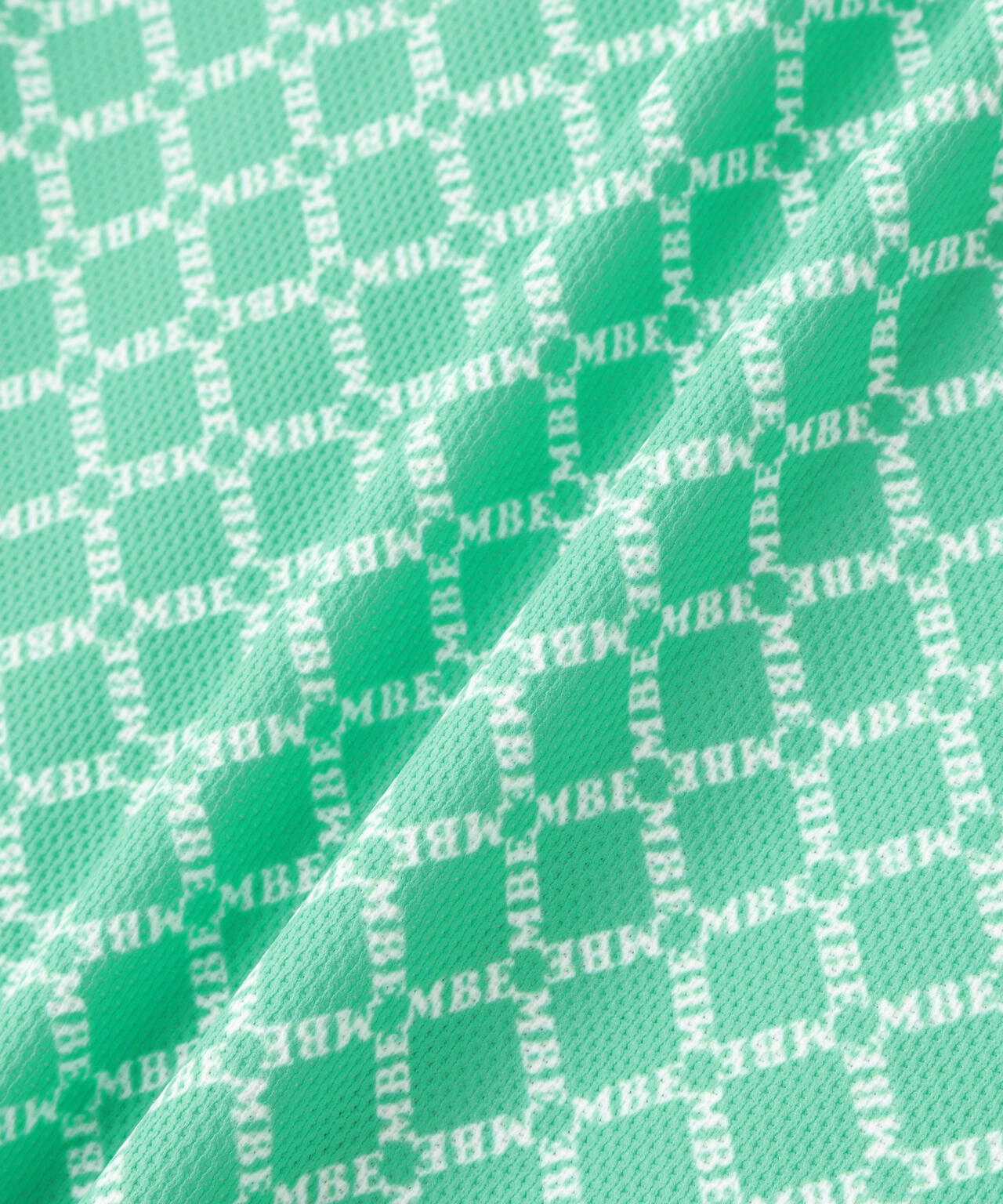 SPXカラミメッシュMBEボックスプリント ハーフジップアップカットソー